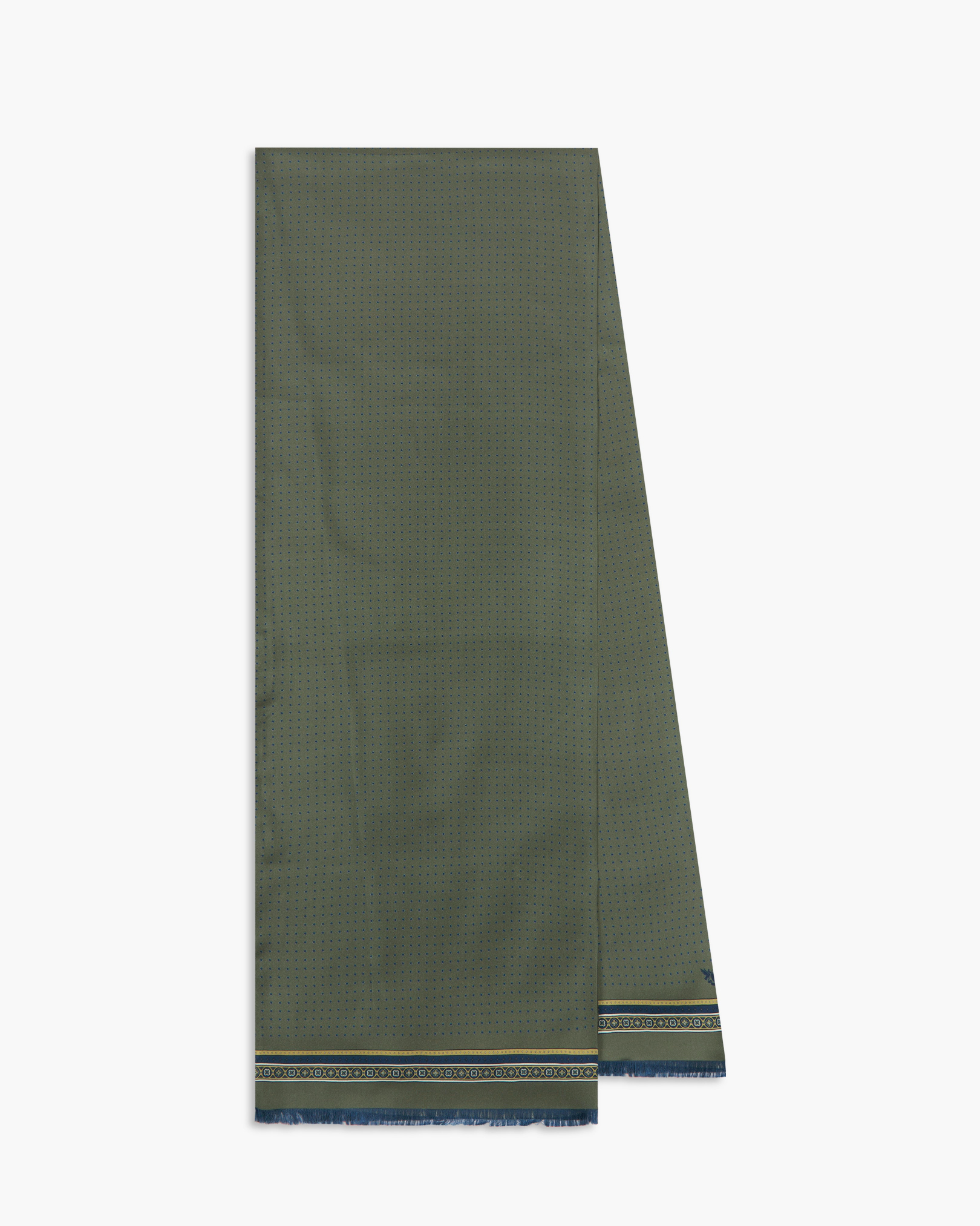 UK Silk Scarf - Chiswick | Olive