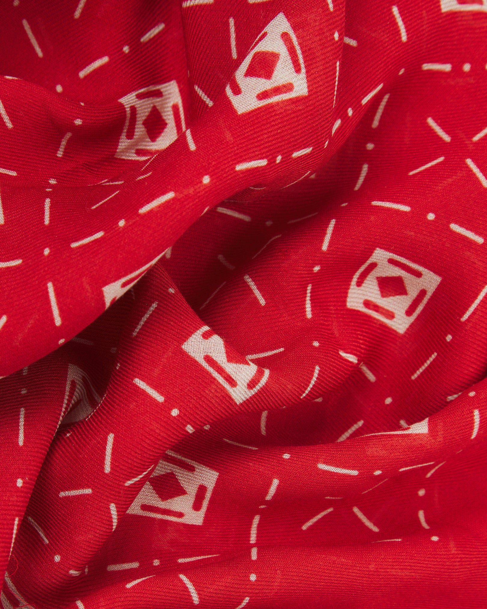 Diamonds in Red - Bohemian Style Bandana