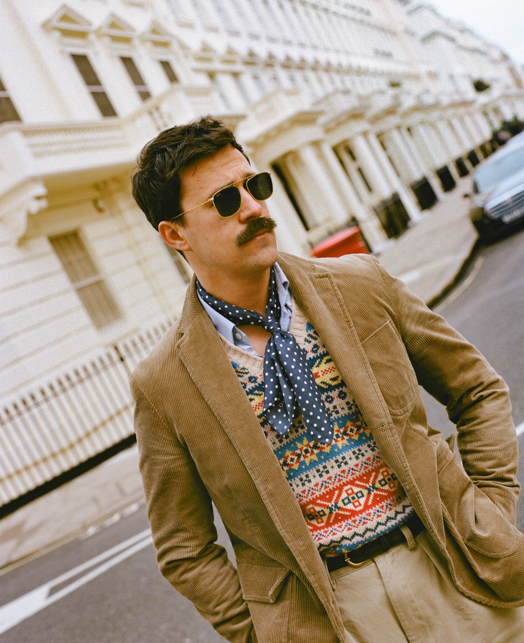 Silk Polka Dot Neckerchief - The Westminster