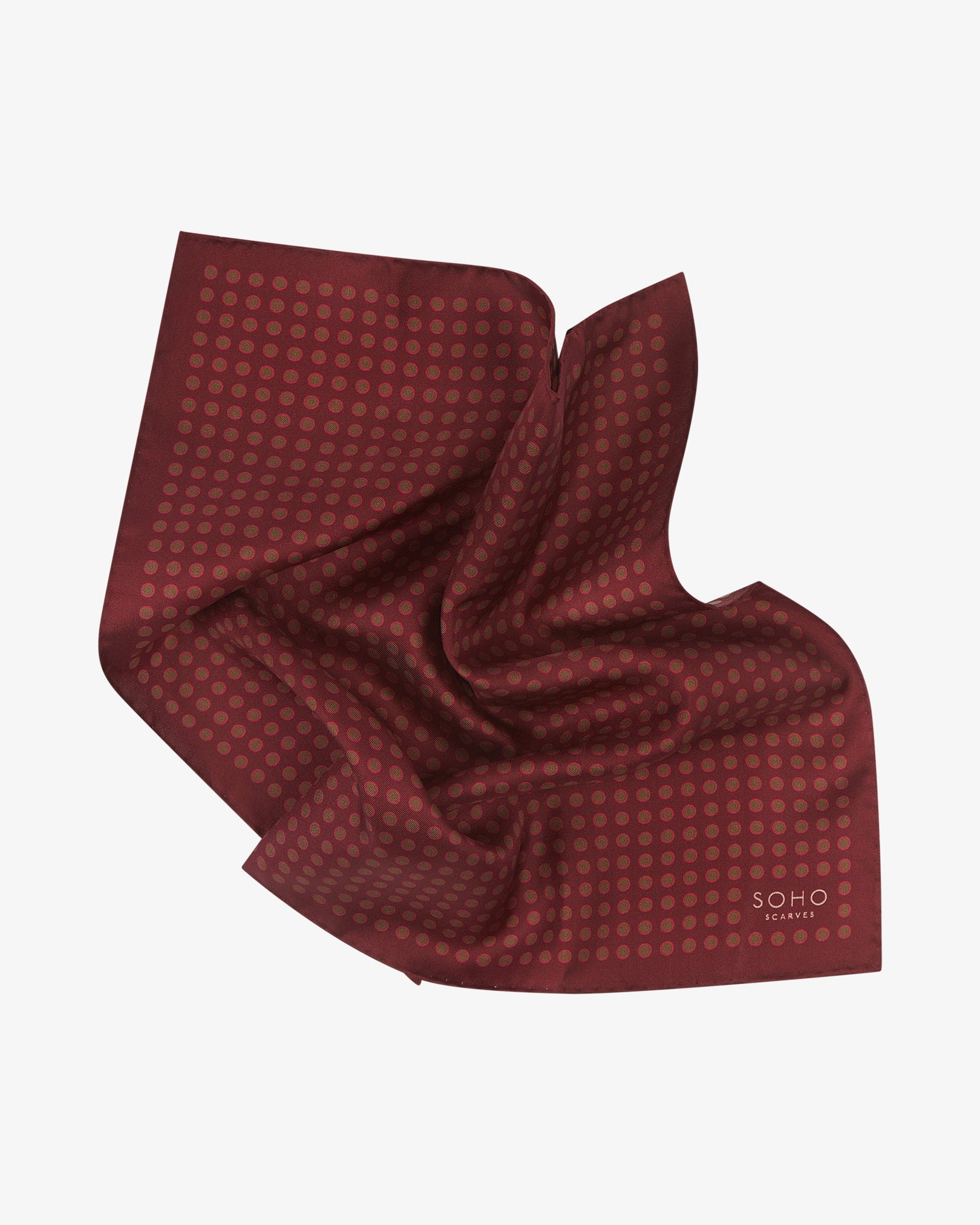 Silk Pocket Square - Skytree | Good Fortune