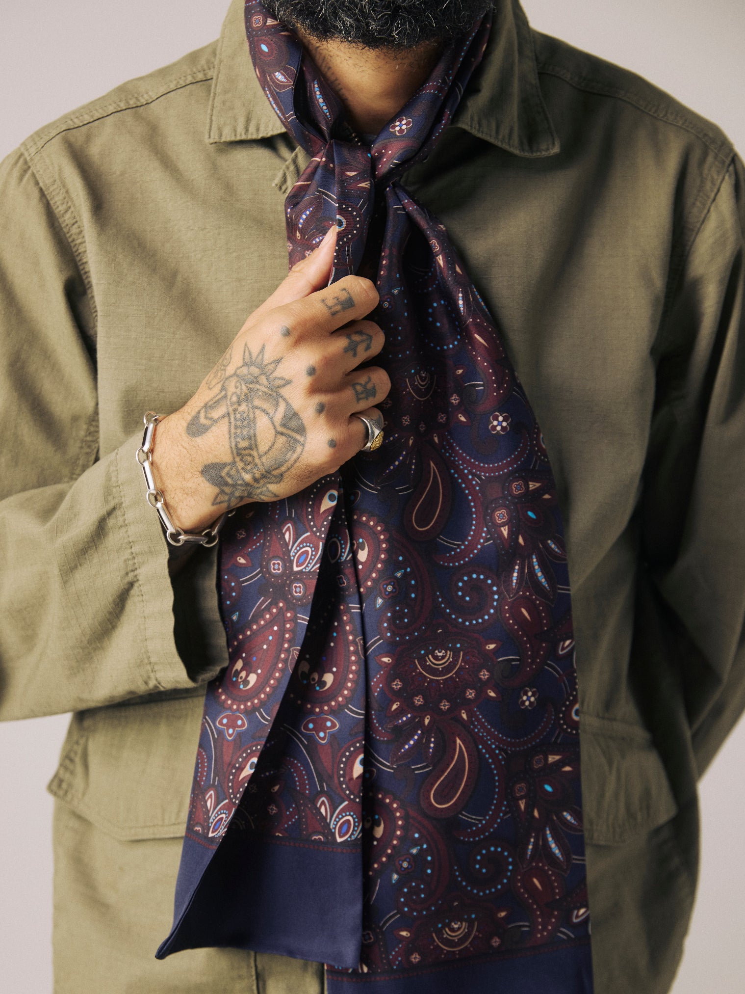 Silk Scarf - Windermere | Mahogany Daze
