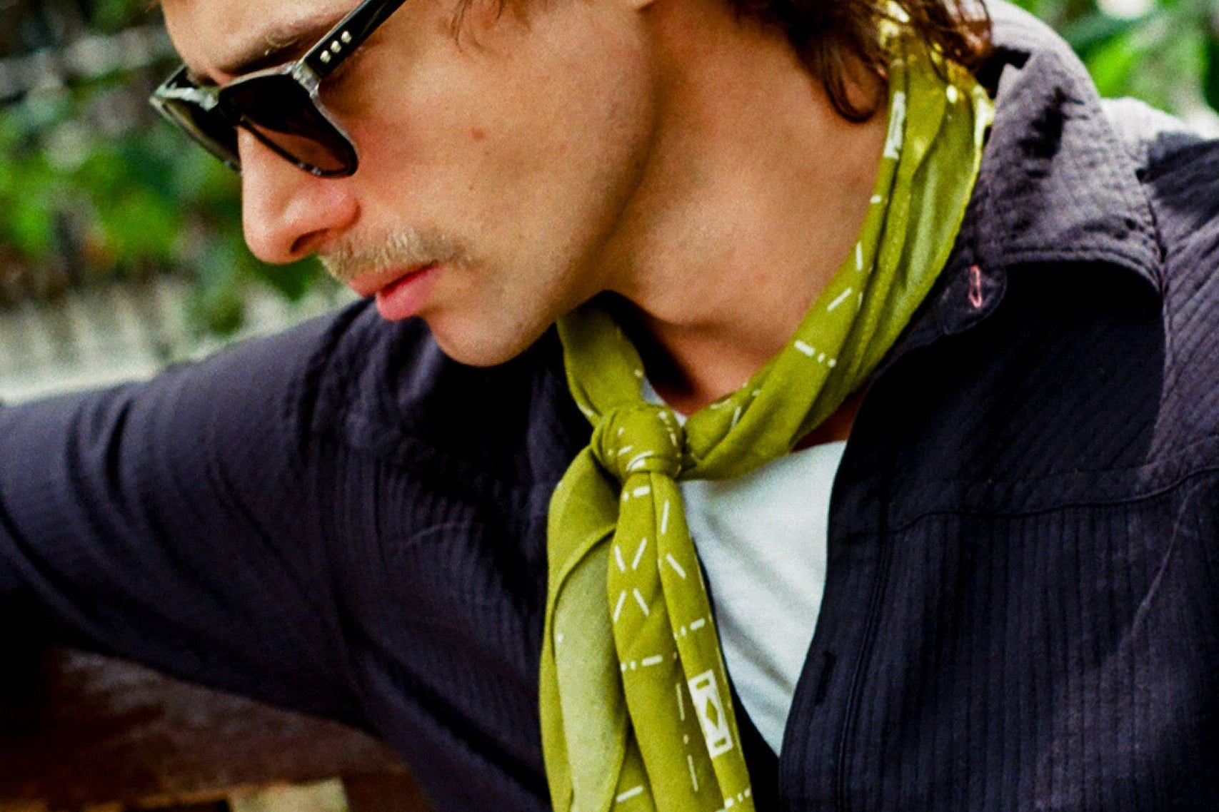 Diamonds in Verdant - Bohemian Style Bandana