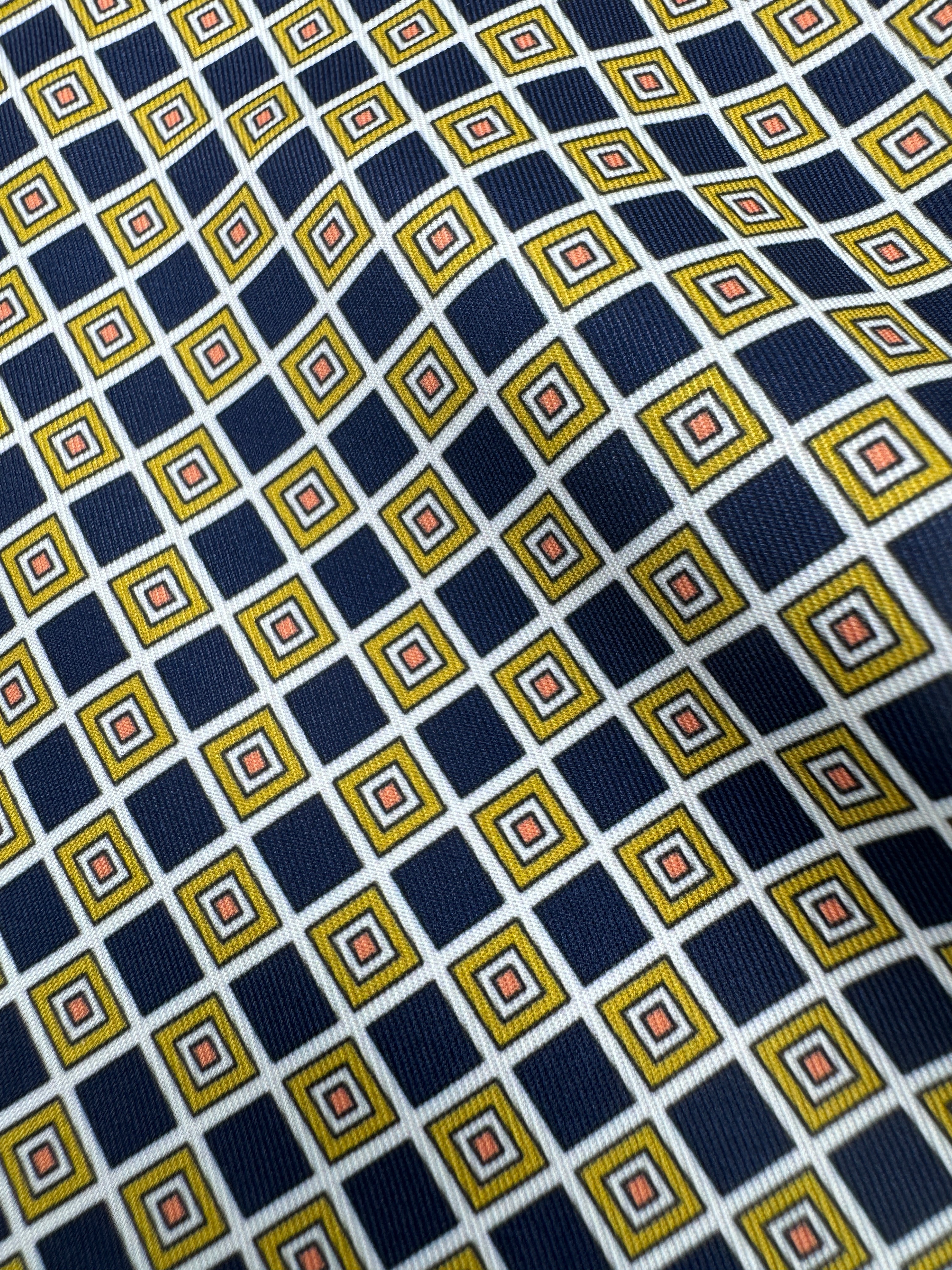Men's Scarf in Geometric Pattern - The Pigalle
