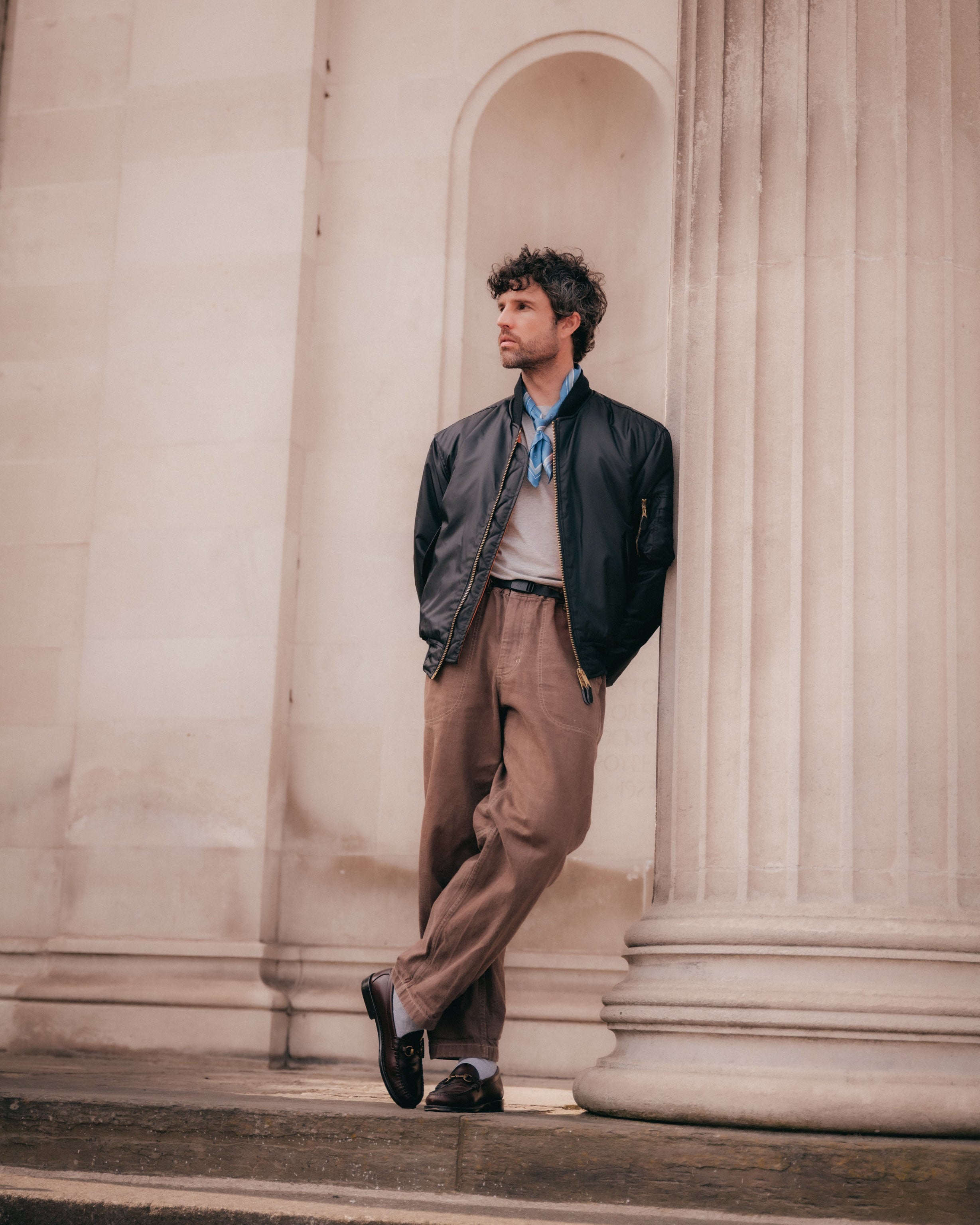 Seidentuch – Islington in Kornblumenblau