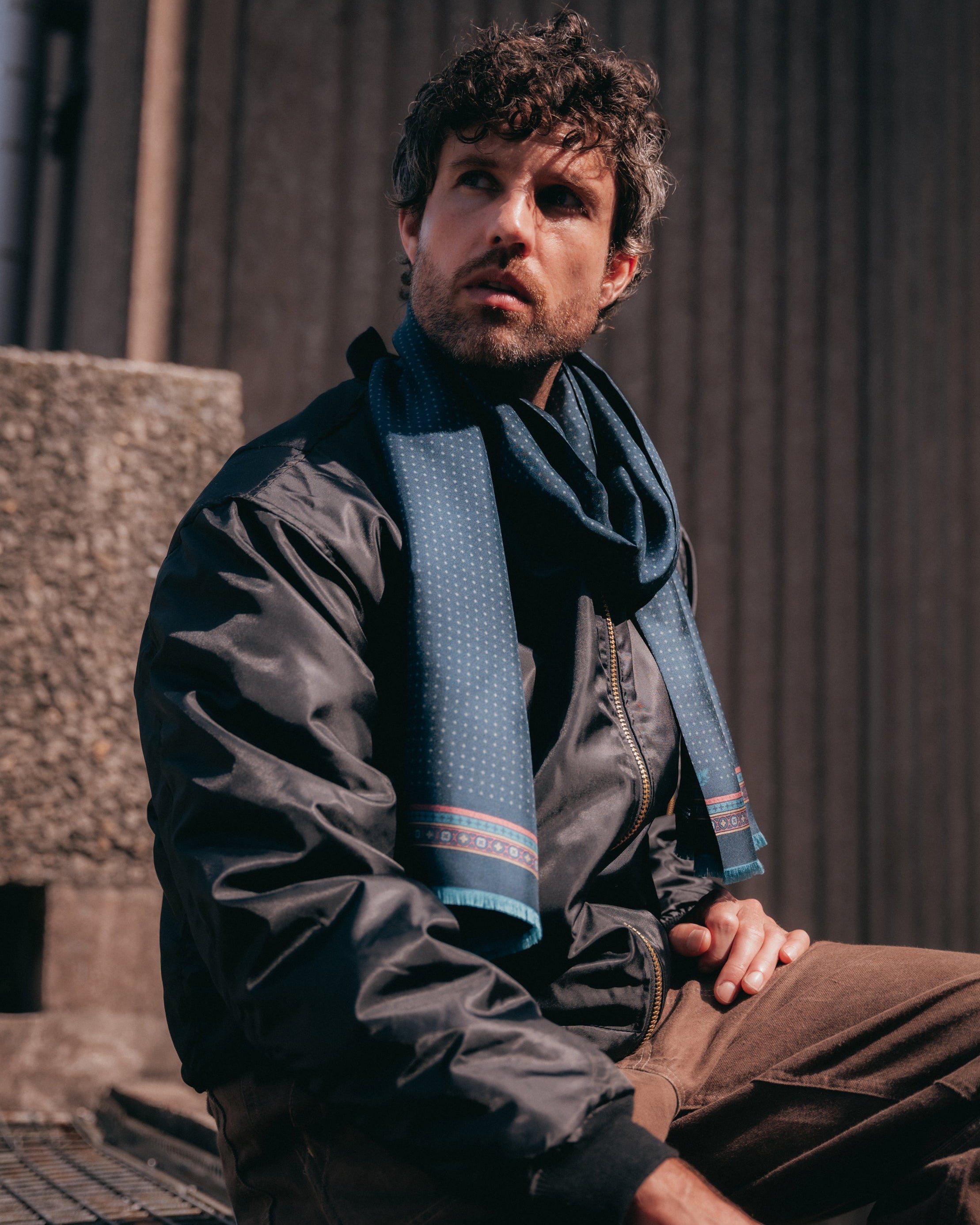The London Scarf - Chiswick | Indigo