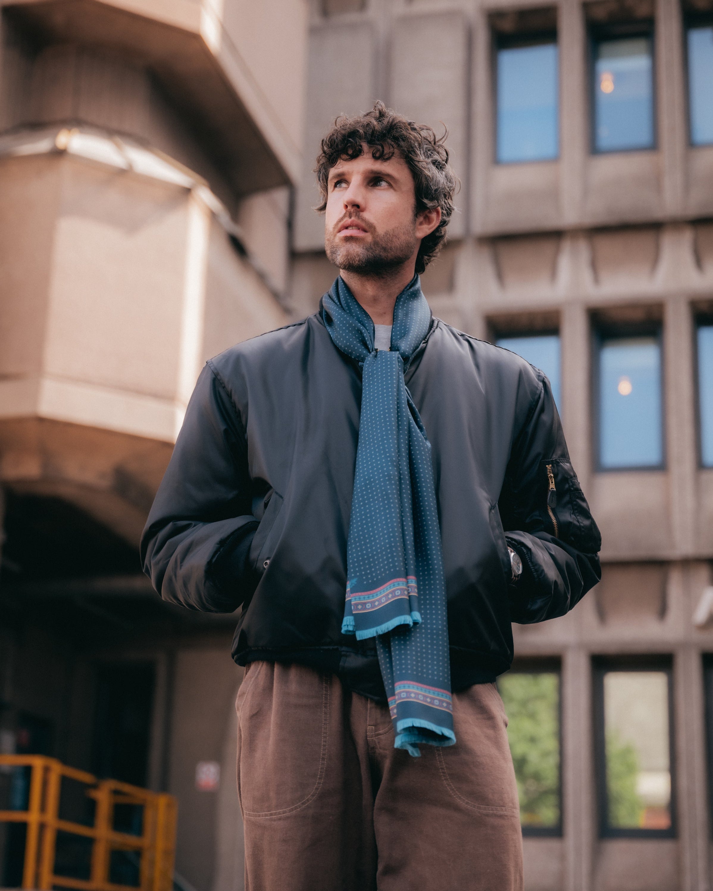 The London Scarf - Chiswick | Indigo