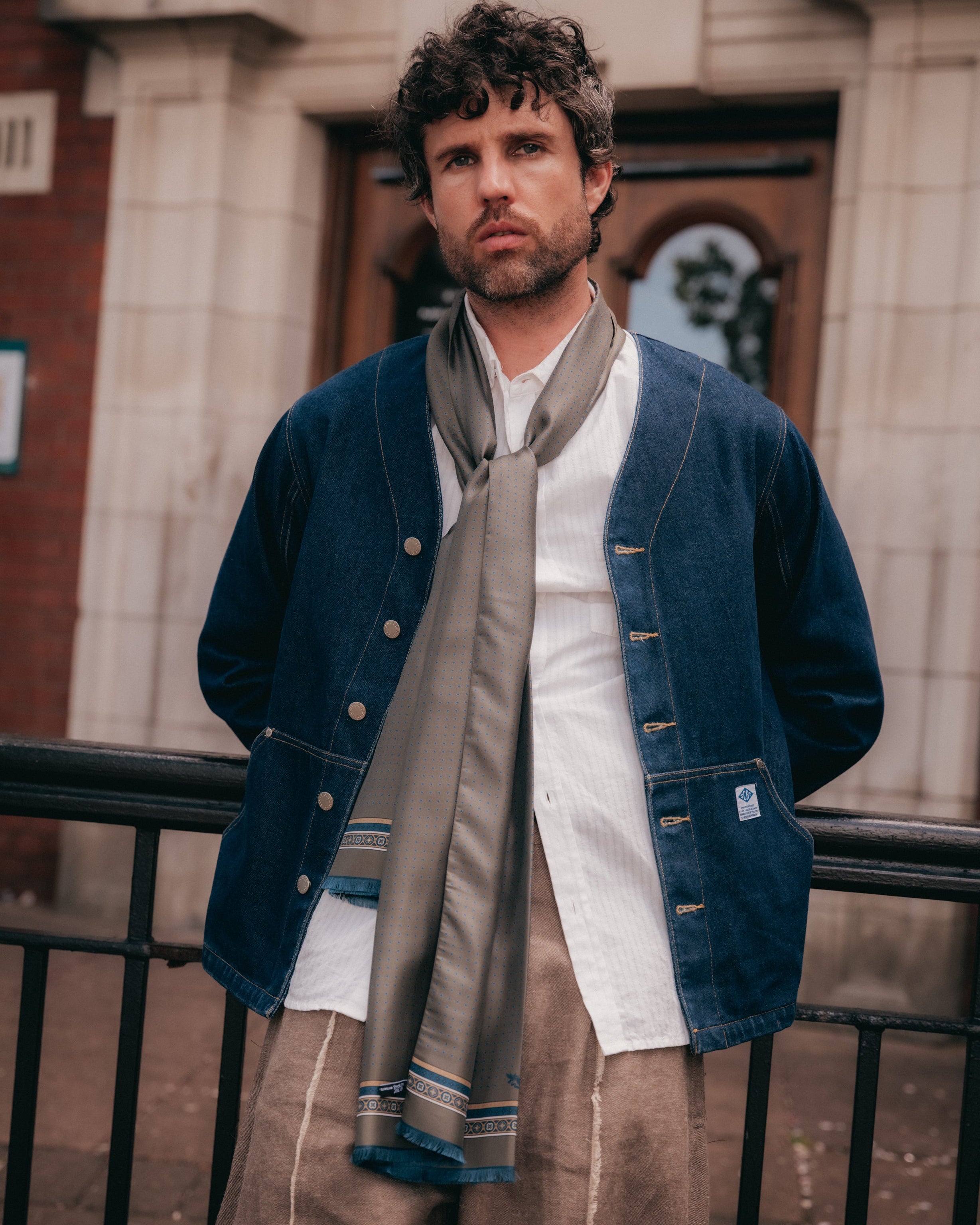The London Scarf - Chiswick | Olive