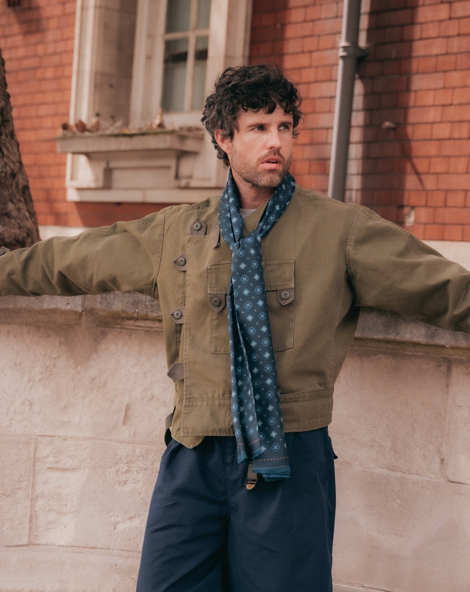 The London Scarf - Chelsea | Indigo