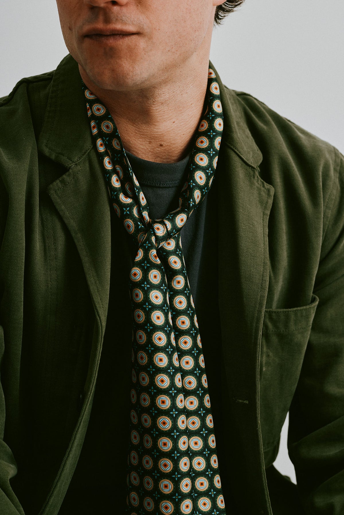 Silk Scarf - The Bellingham | Black