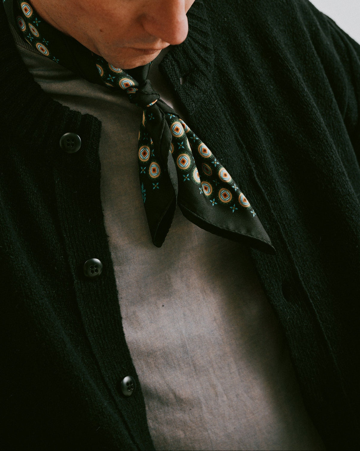 Silk Neckerchief - The Bellingham | Black