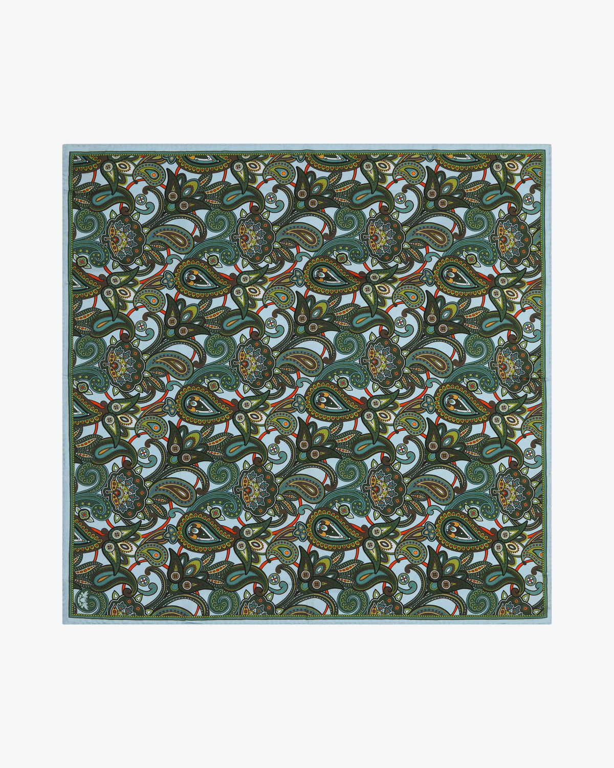 Silk Neckerchief - The Windermere | Ice Blue