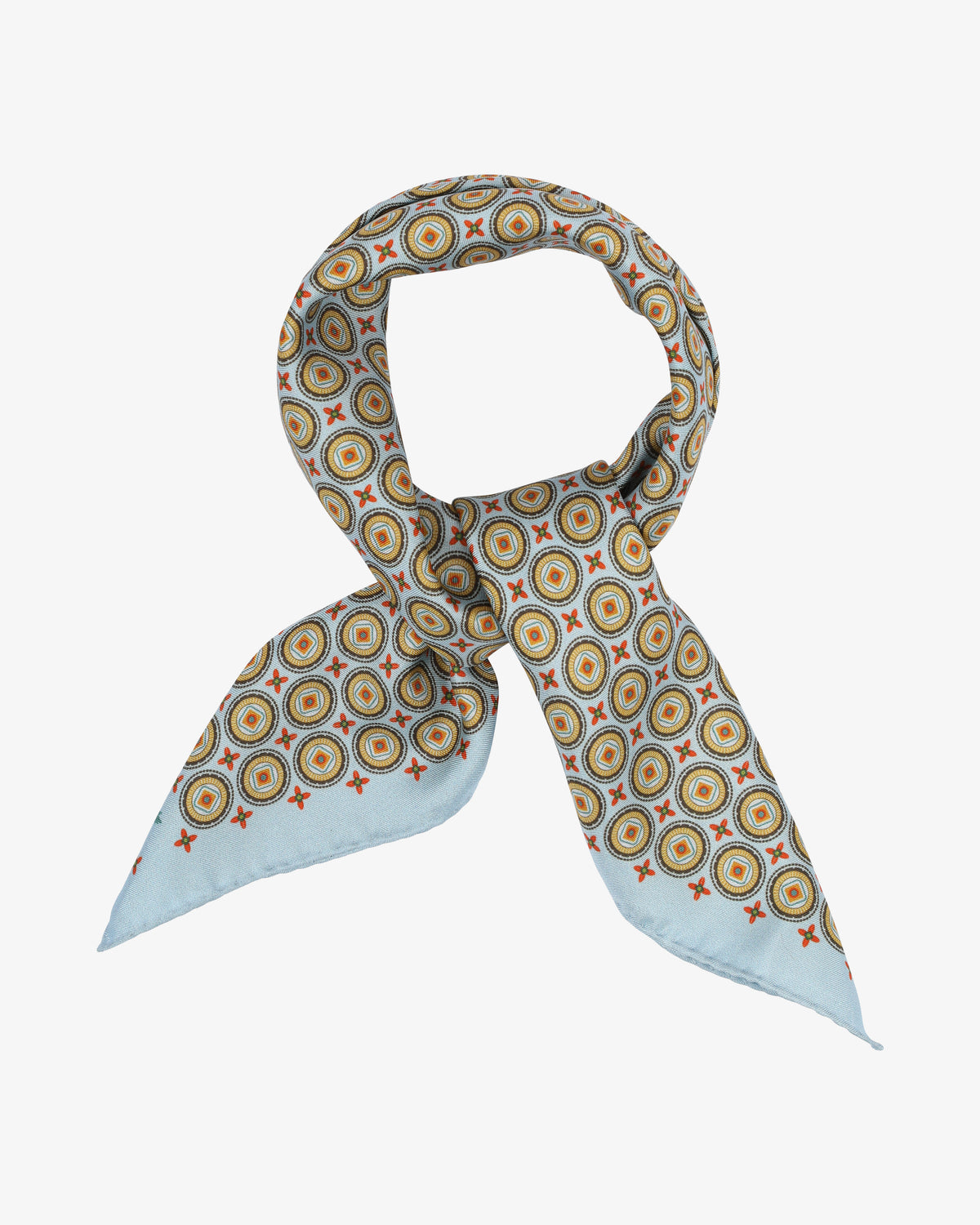 Silk Neckerchief - The Bellingham | Ice Blue