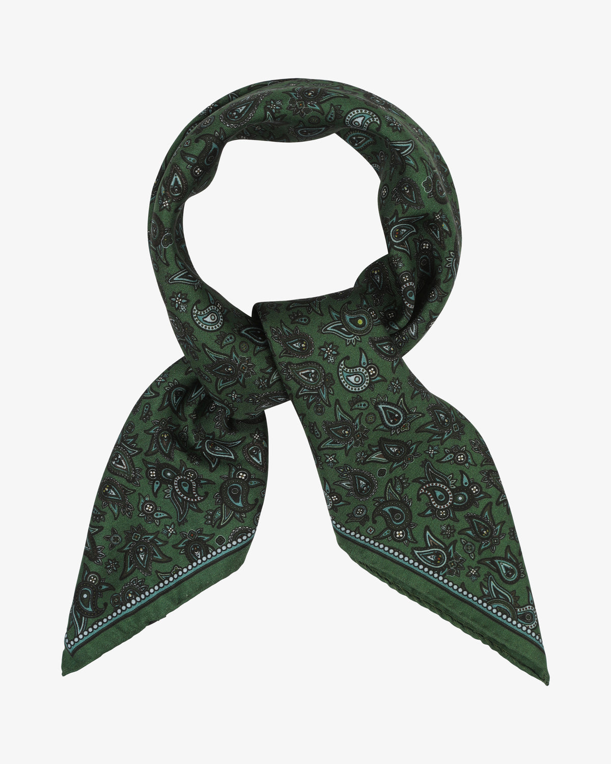 Silk Neckerchief - The Buttermere | Forest