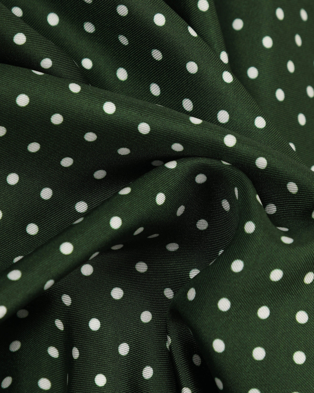 Silk Neckerchief - Polka Dot | Evergreen