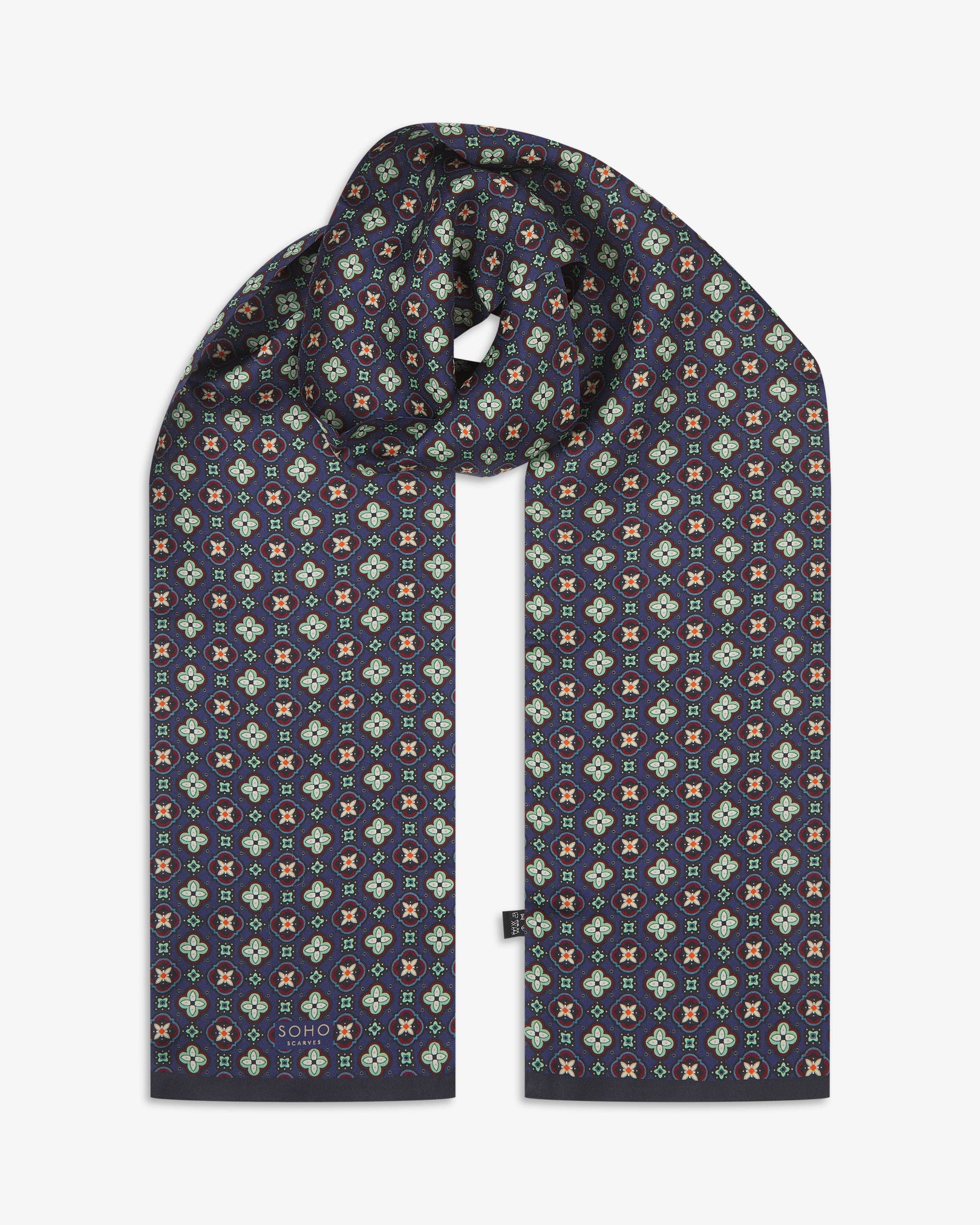 Men's Silk Scarf - Wenatchee | Gardenia