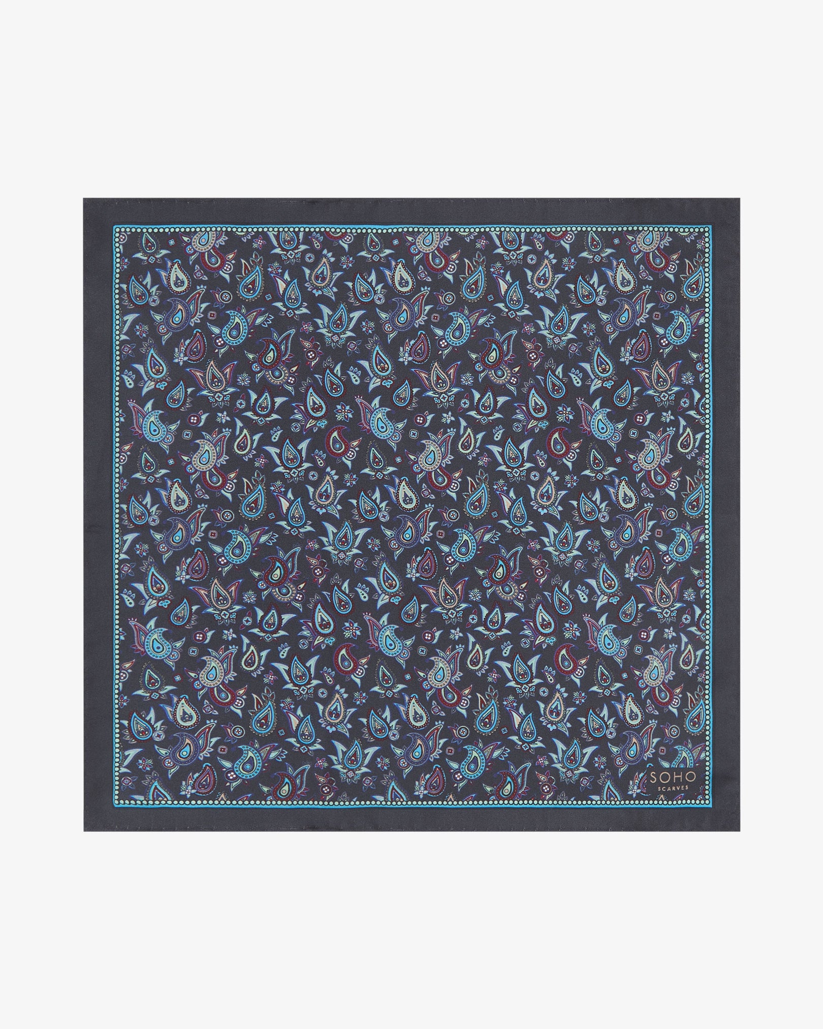 Men's Silk Pocket Square - Buttermere | Gardenia