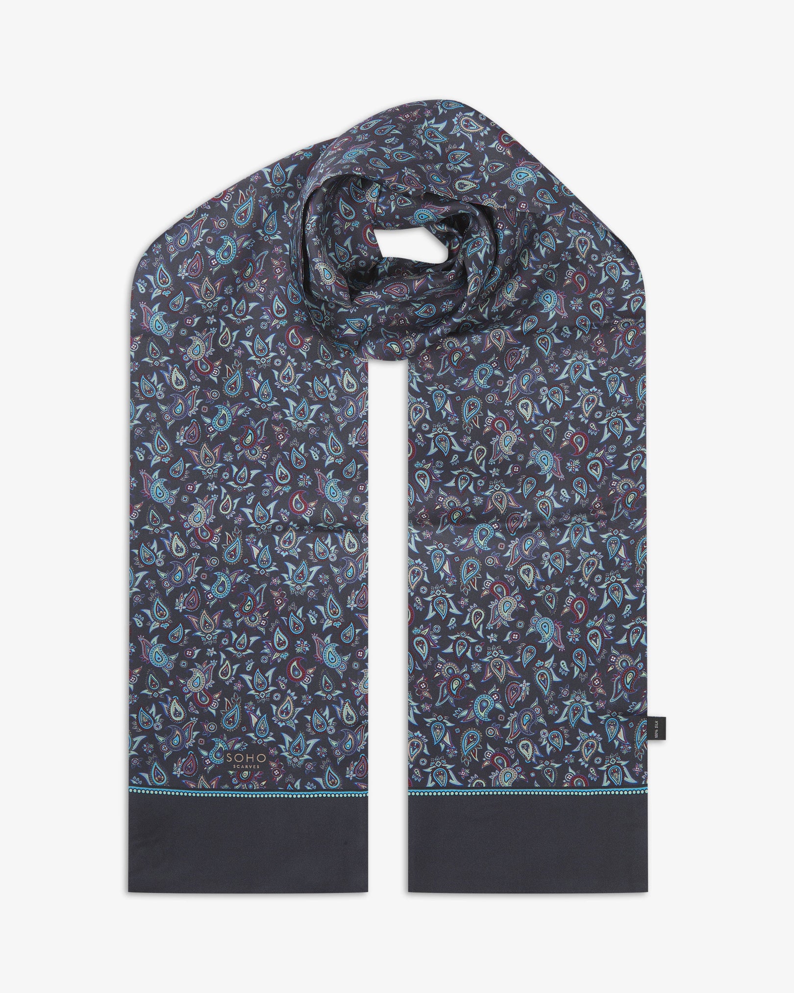 Men's Silk Scarf - Buttermere | Gardenia