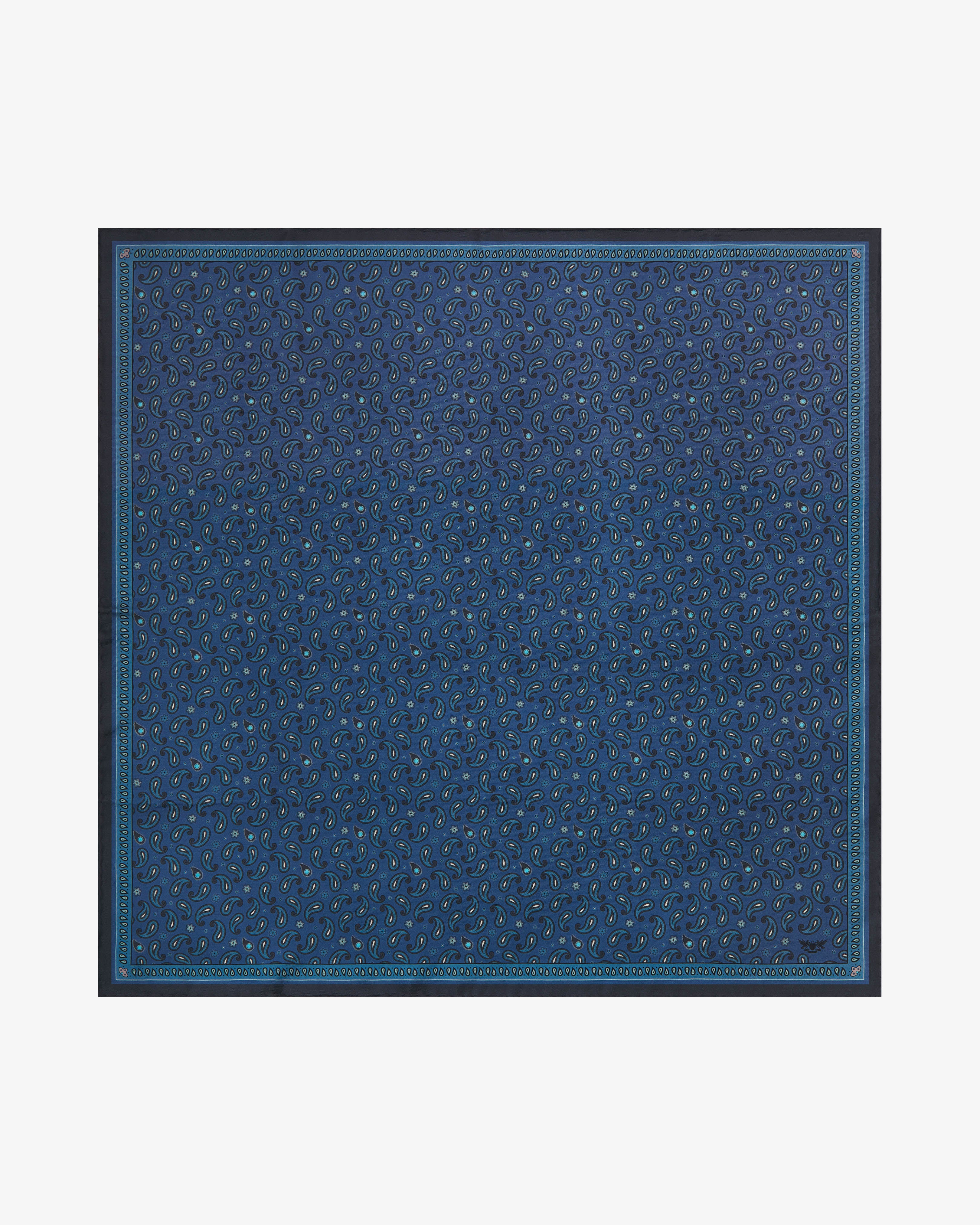 Silk Neckerchief - Highbury in Cornflour Blue