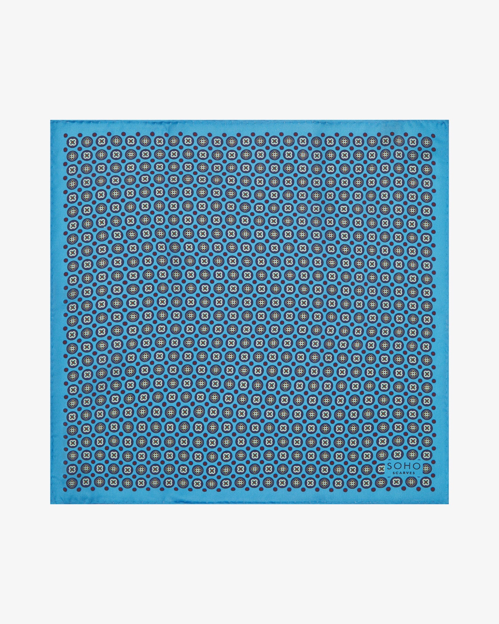 Men's Silk Pocket Square - Toshima | Gardenia