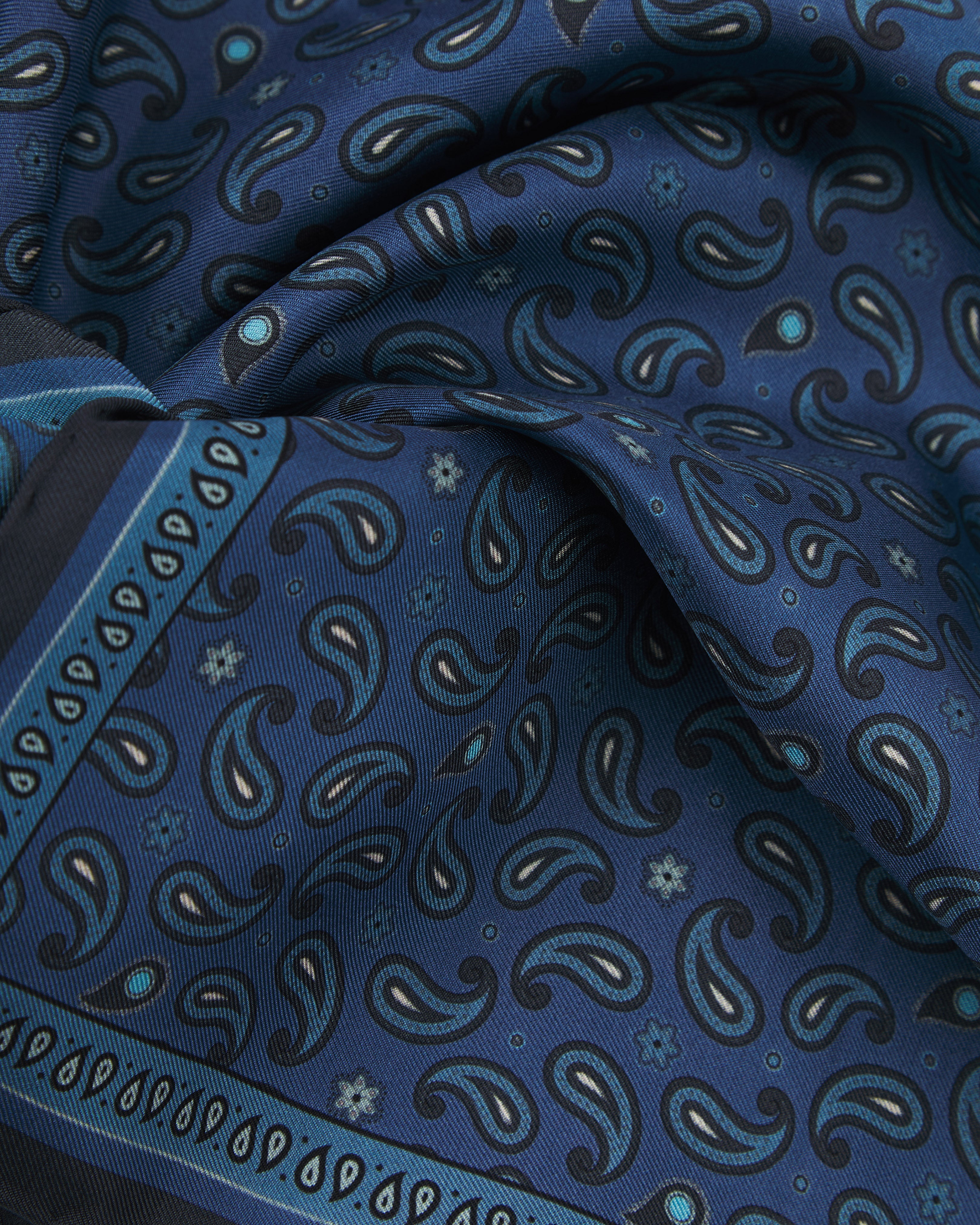 Silk Neckerchief - Highbury in Cornflour Blue