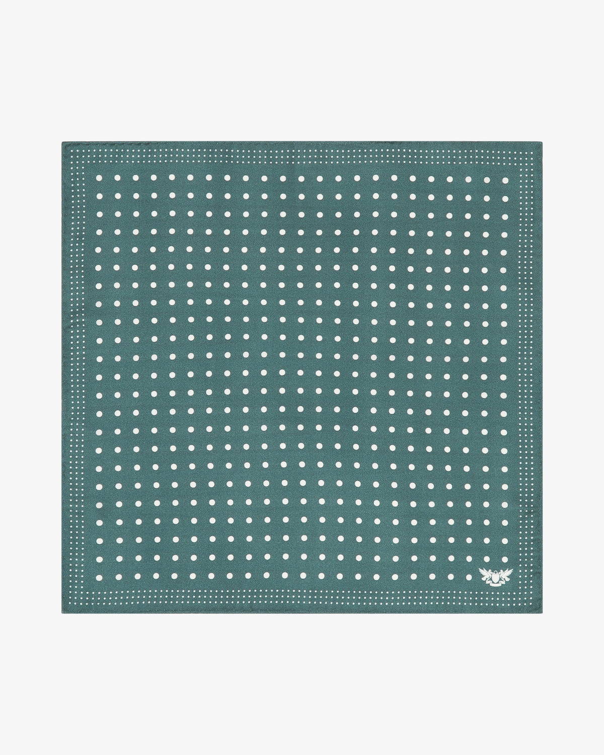 Silk Pocket Square - Polka Dot | Teal