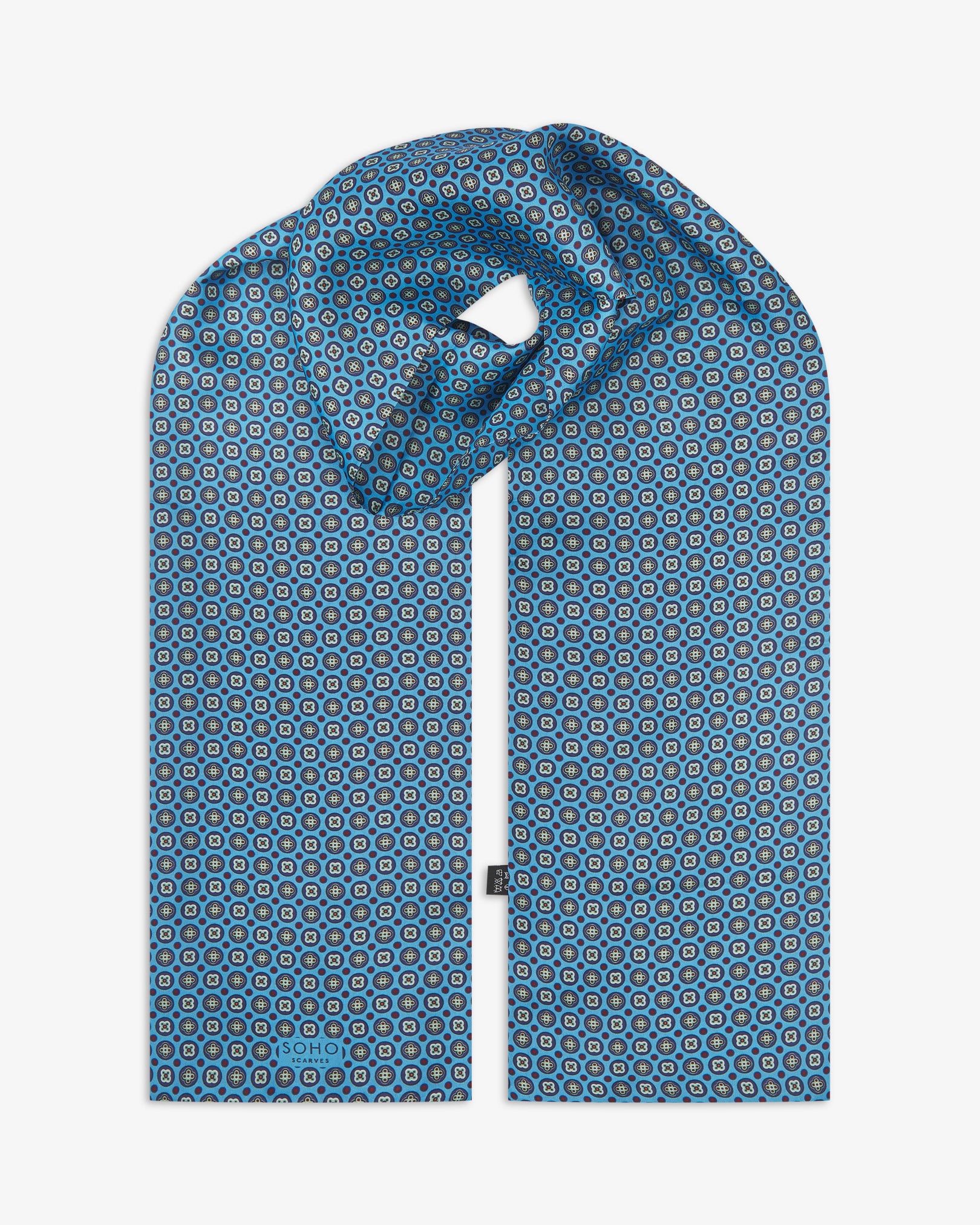 Men's Silk Scarf - Toshima | Gardenia