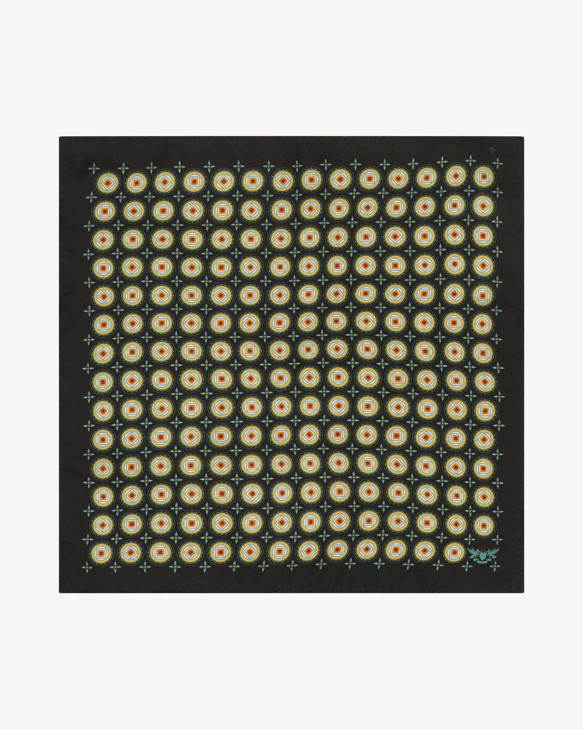 Silk Pocket Square - The Bellingham | Black