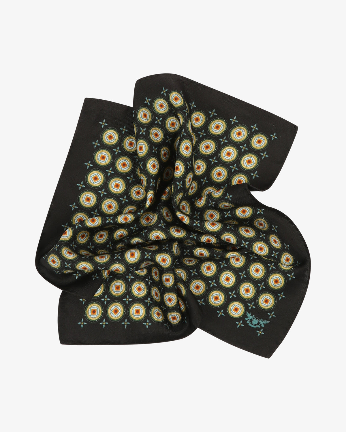 Silk Pocket Square - The Bellingham | Black