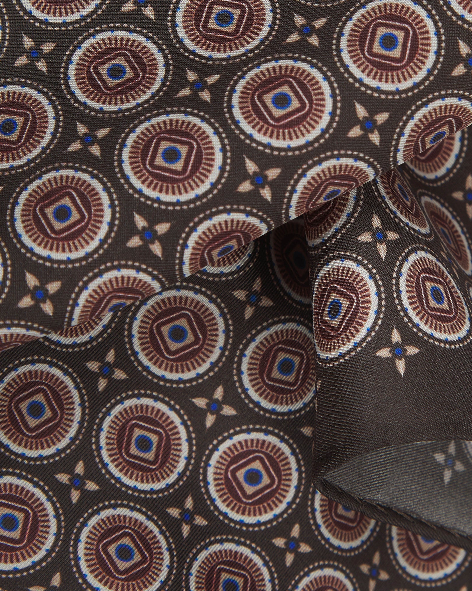 Men's Silk Pocket Square - Bellingham | Mahogany Daze