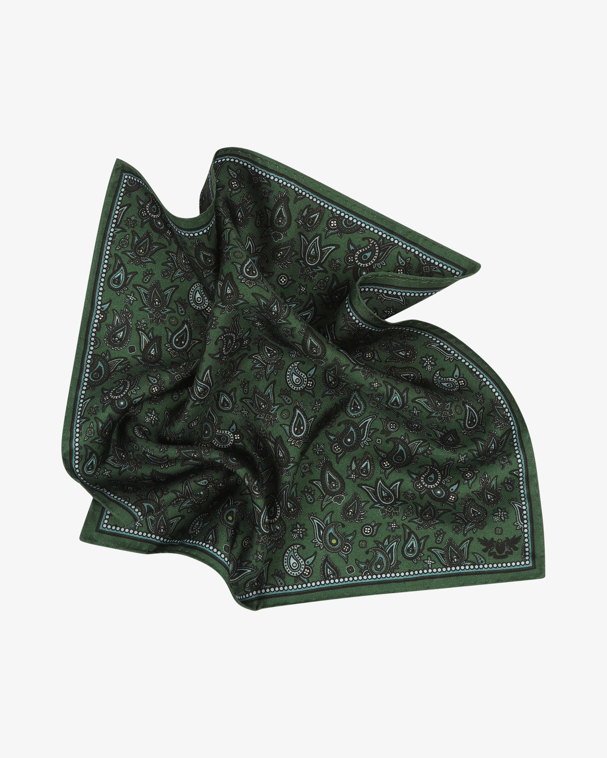 Silk Pocket Square - The Buttermere | Forest