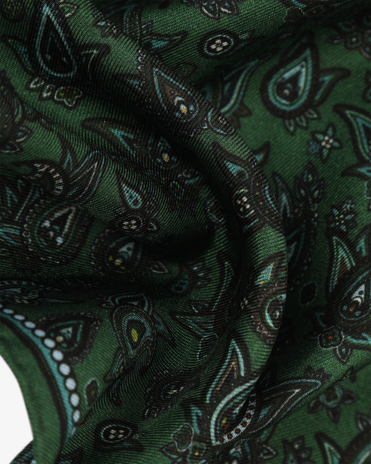 Silk Pocket Square - The Buttermere | Forest