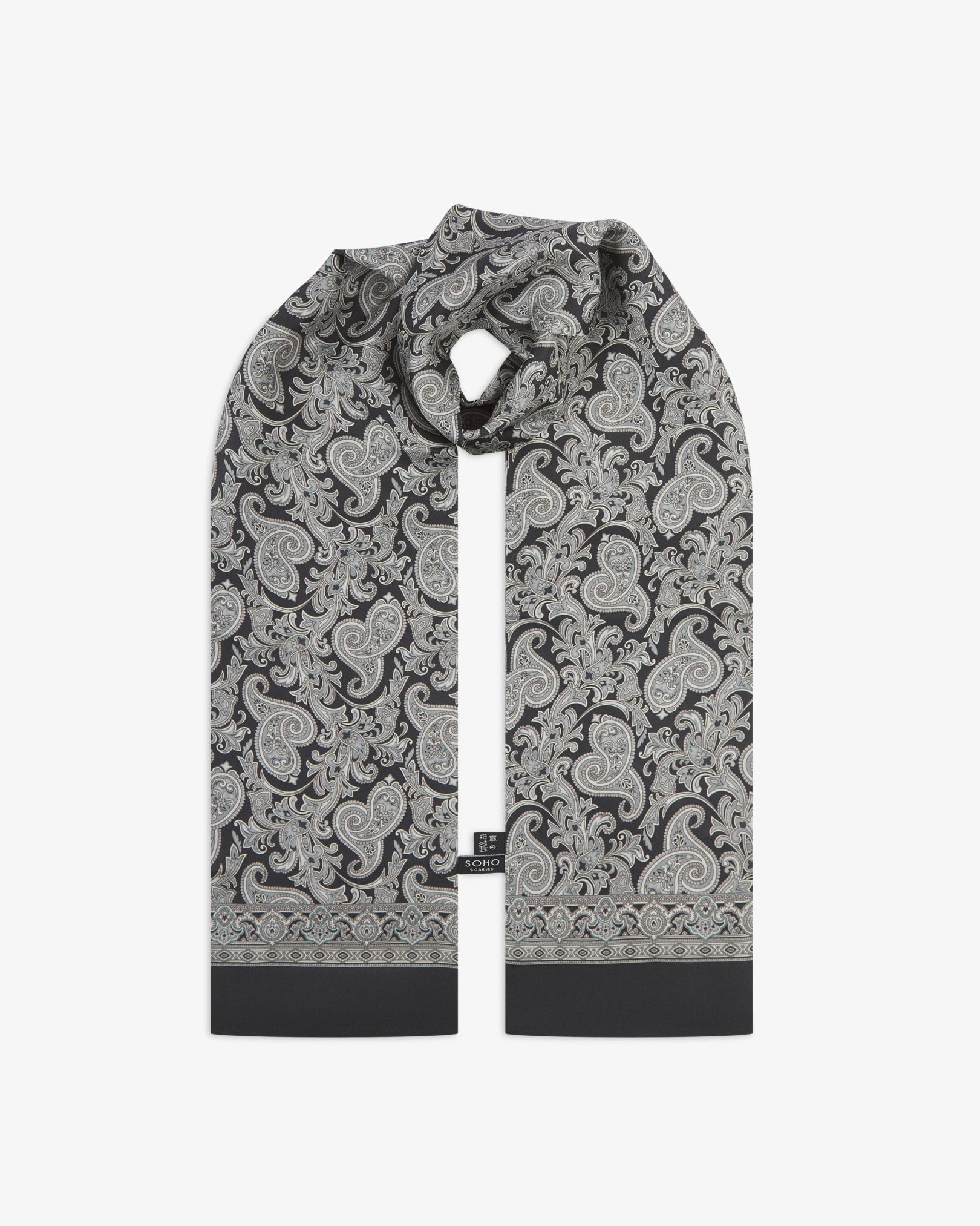 Silk Paisley Scarf - The Jaspar