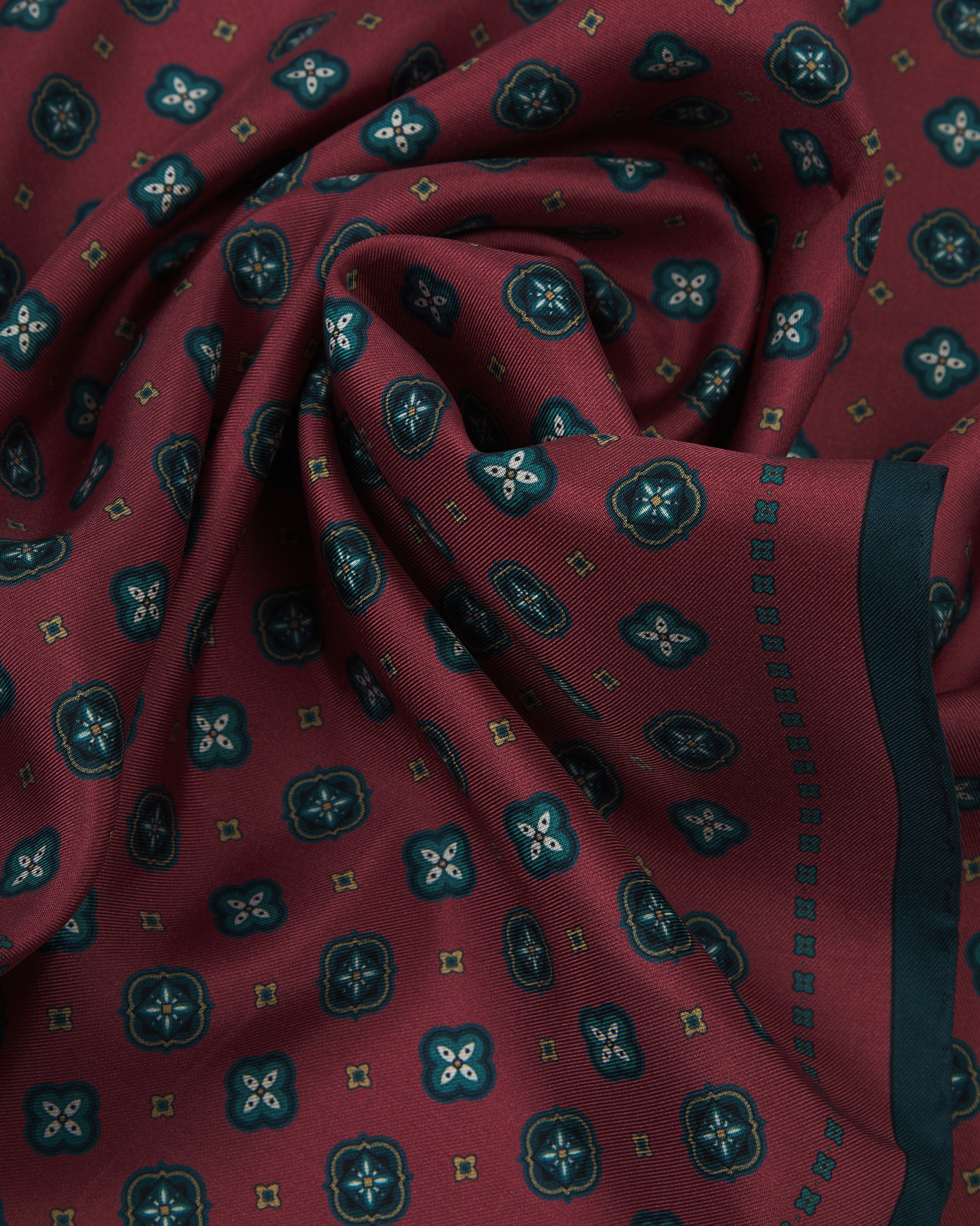 Silk Neckerchief - Chelsea in Berry