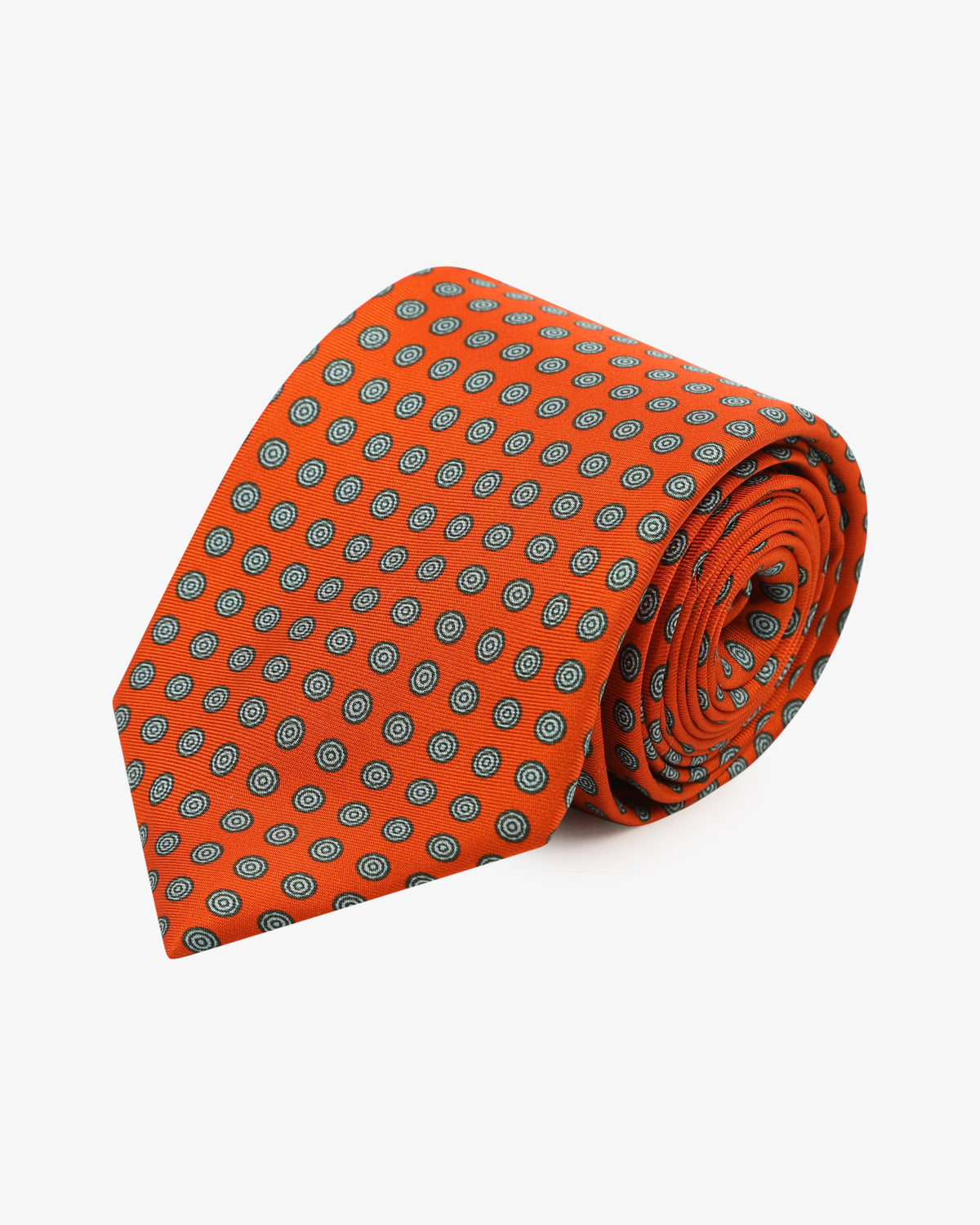 Silk Tie - Skytree | Brick Dust