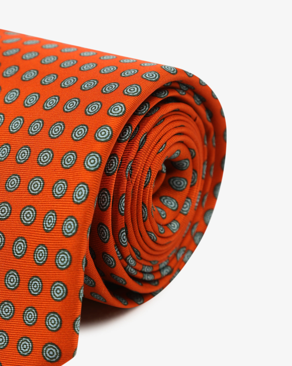 Silk Tie - Skytree | Brick Dust