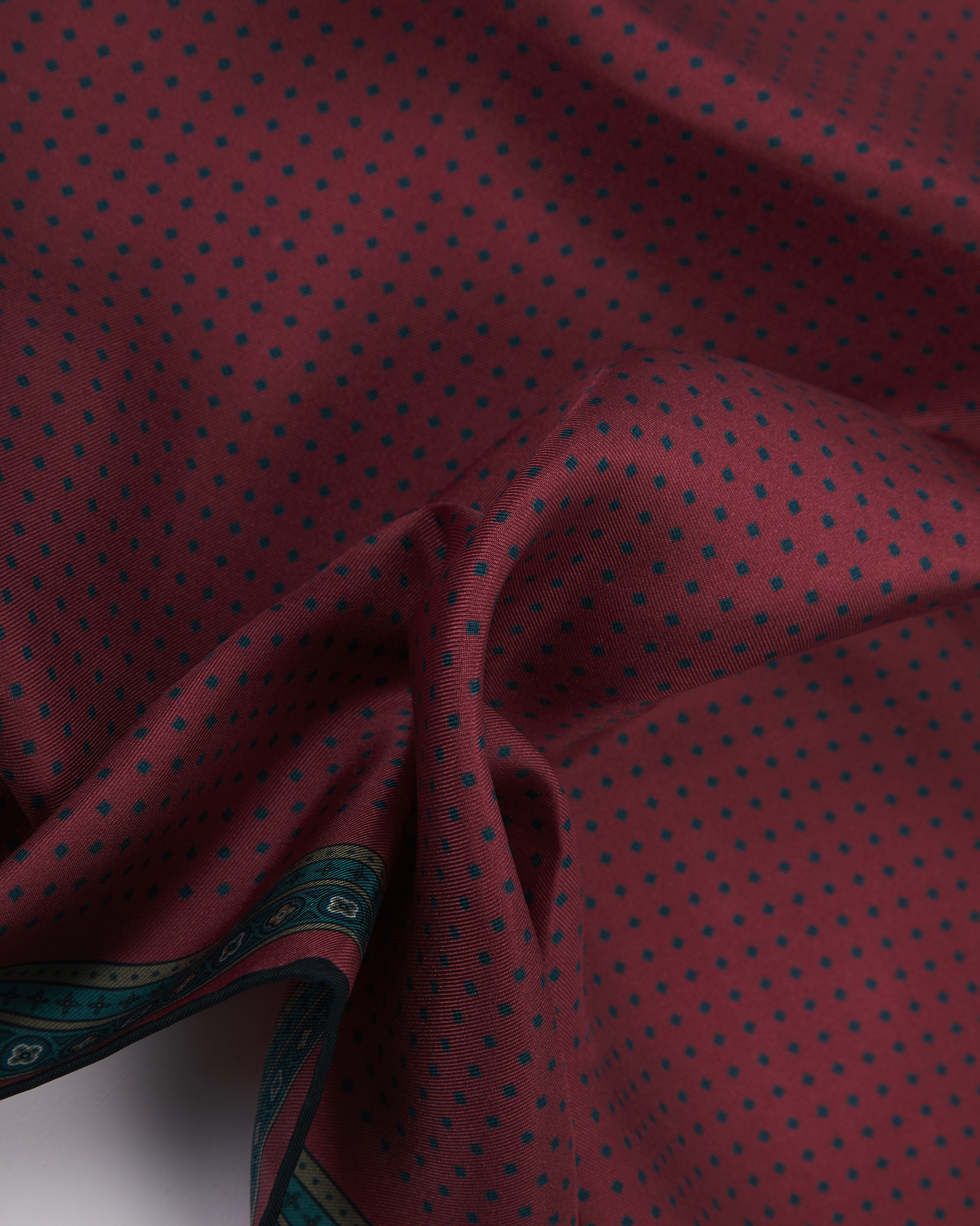 Silk Neckerchief - Highbury in Berry