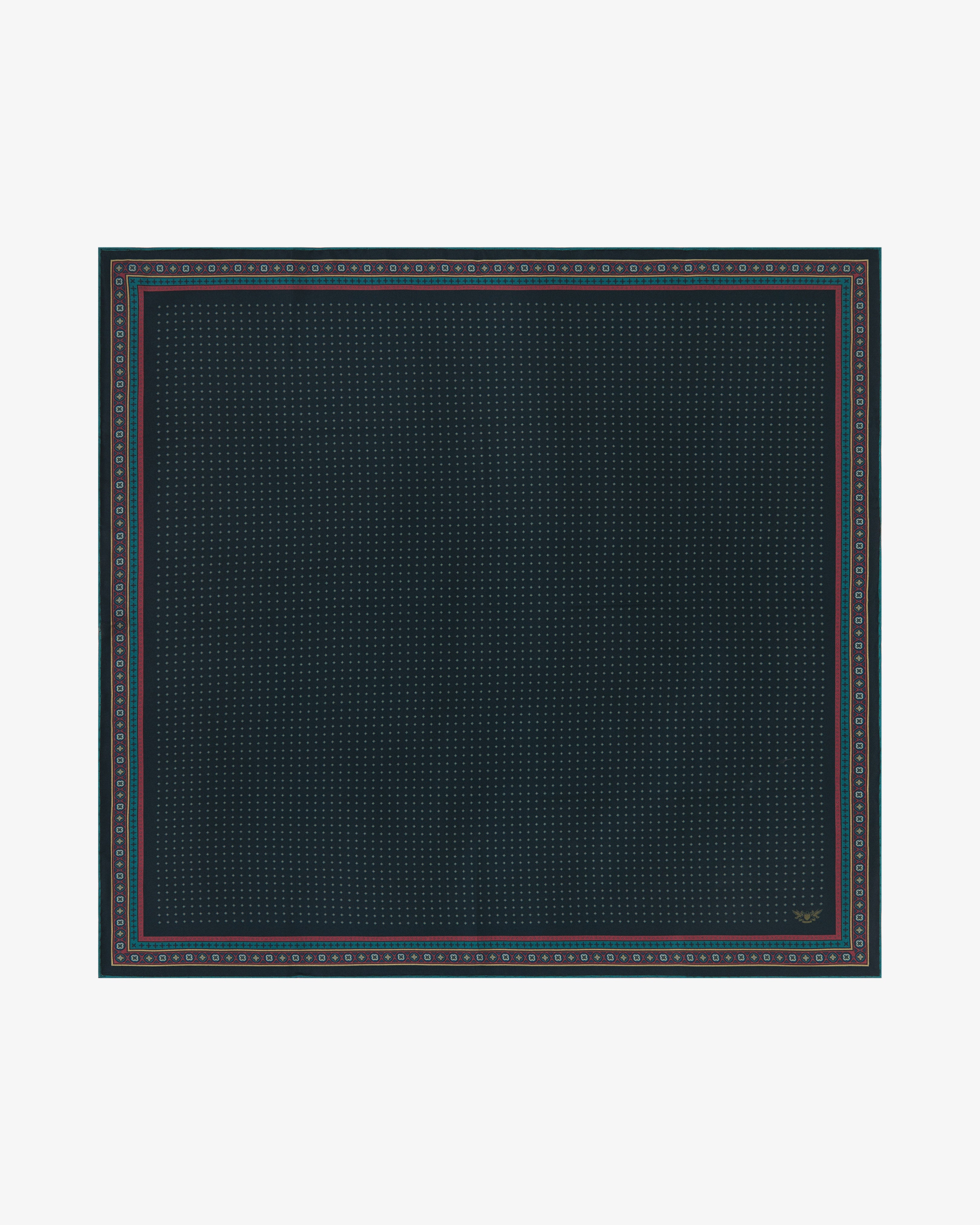 Silk Neckerchief - Chiswick in Indigo