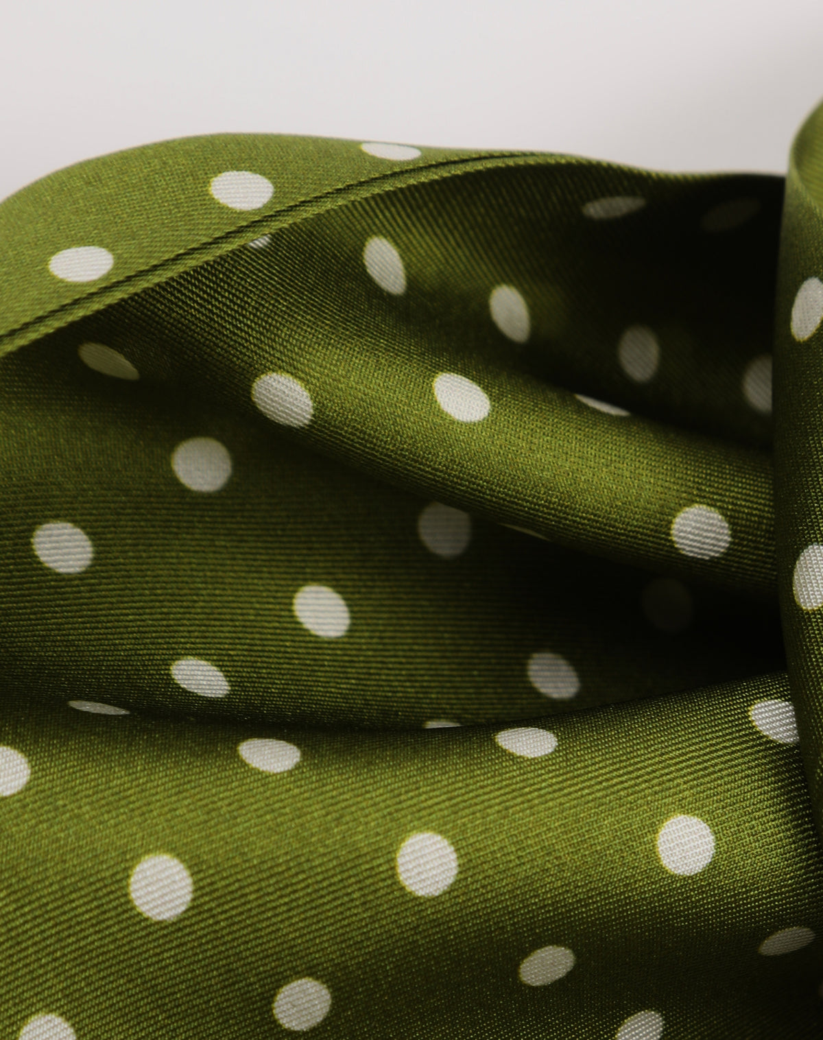 Silk Scarf - Polka Dot | Lime