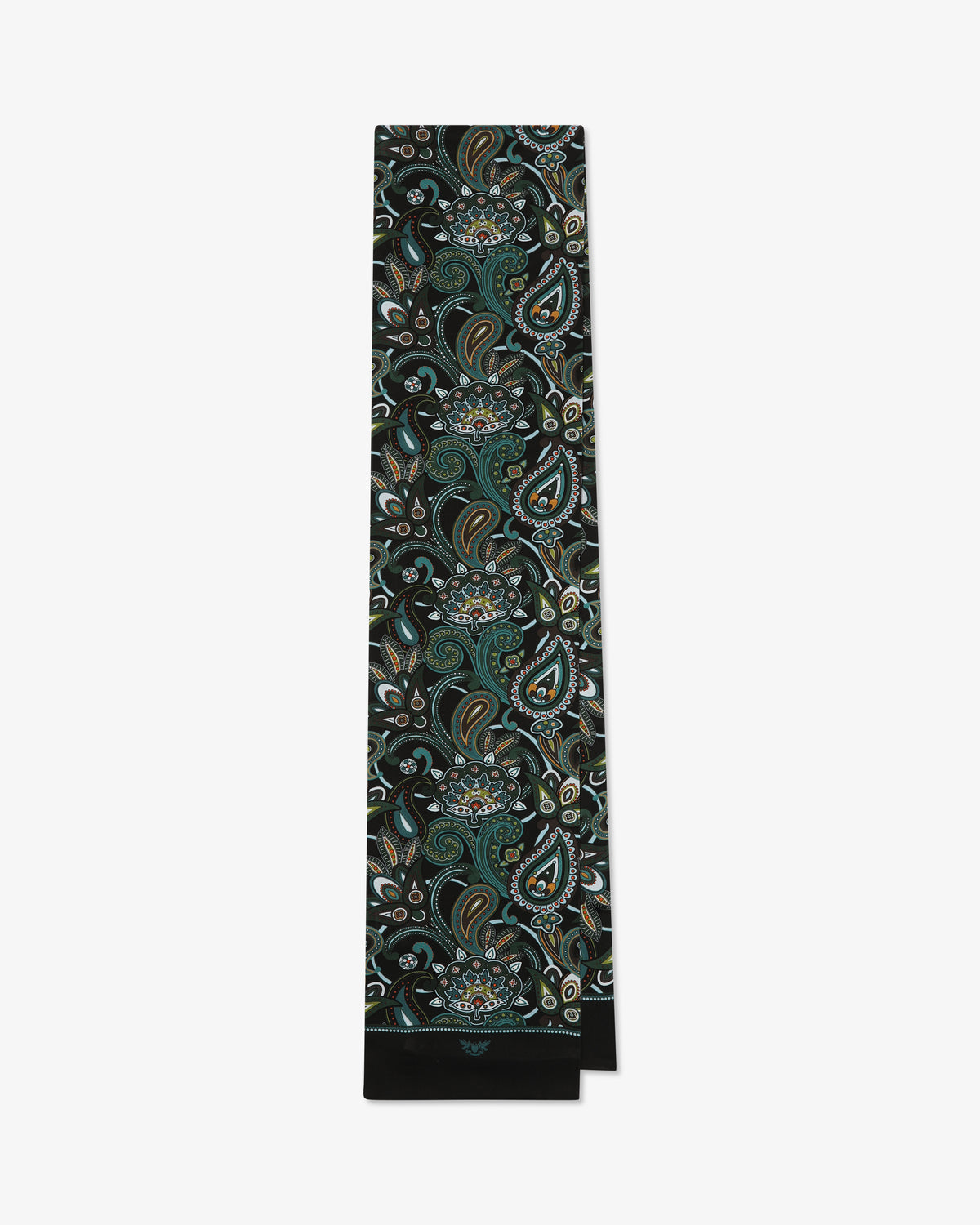 Silk Scarf - The Windermere | Black