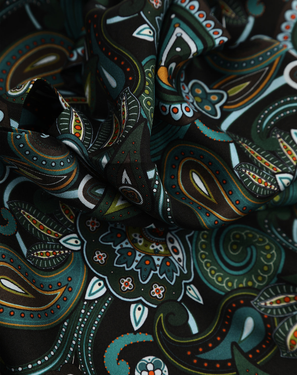 Silk Scarf - The Windermere | Black