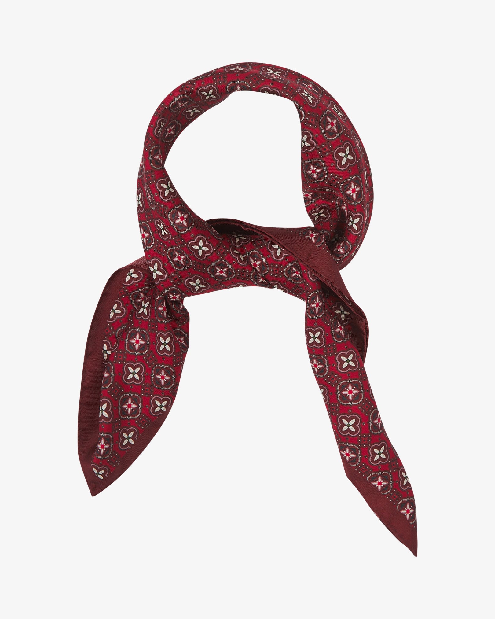 Silk Geometric Neckerchief - Wenatchee | Good Fortune