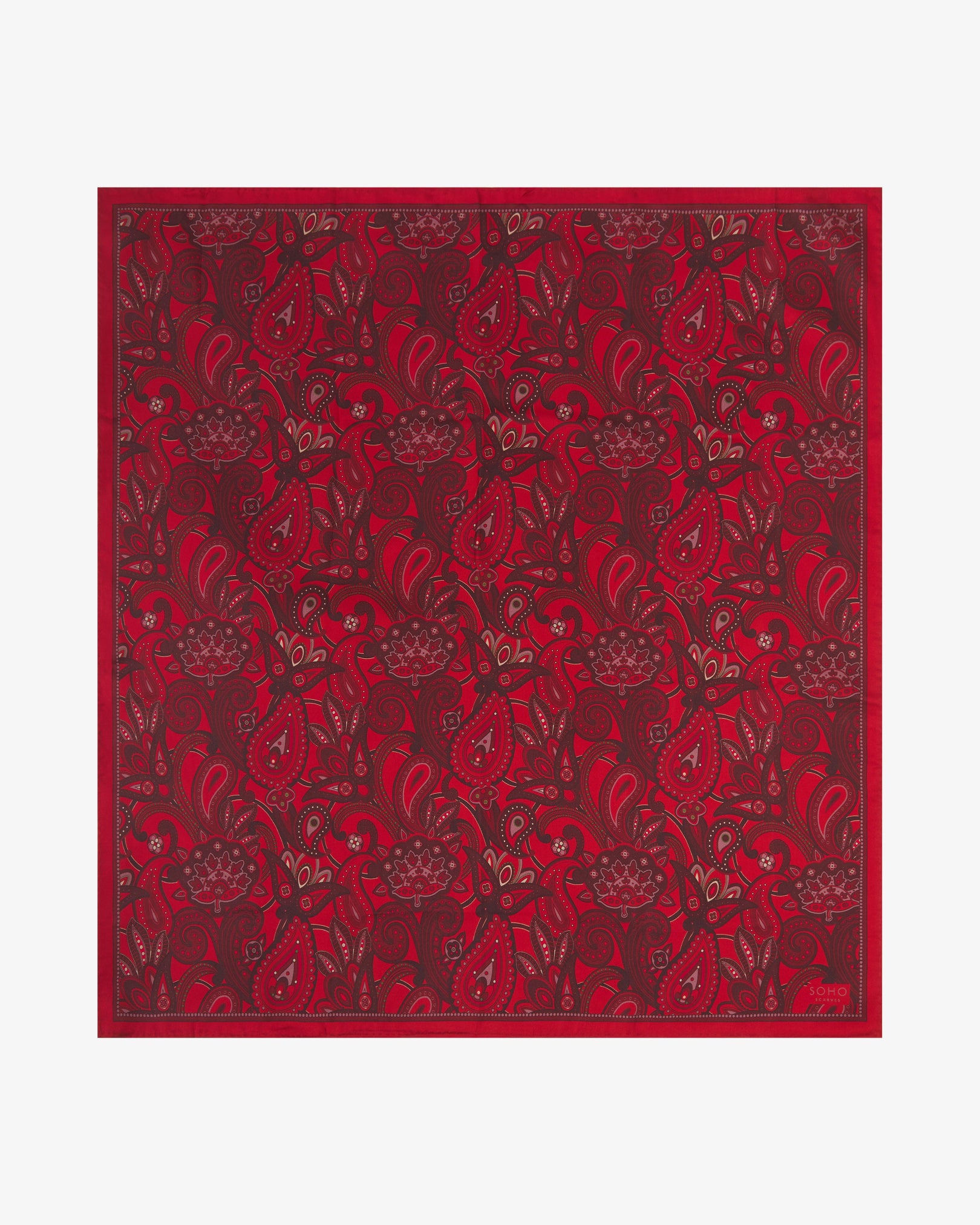 Silk Geometric Neckerchief - Windermere | Good Fortune