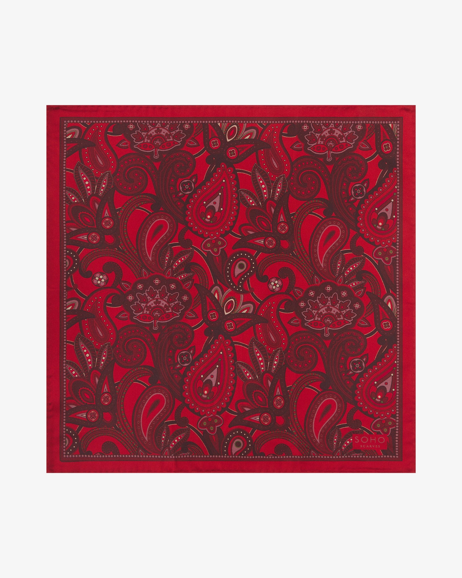 Men's Silk Pocket Square - Windermere | Good Fortune