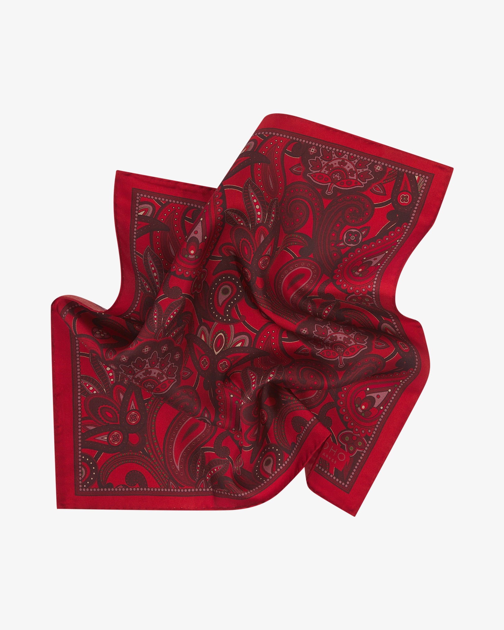 Men's Silk Pocket Square - Windermere | Good Fortune