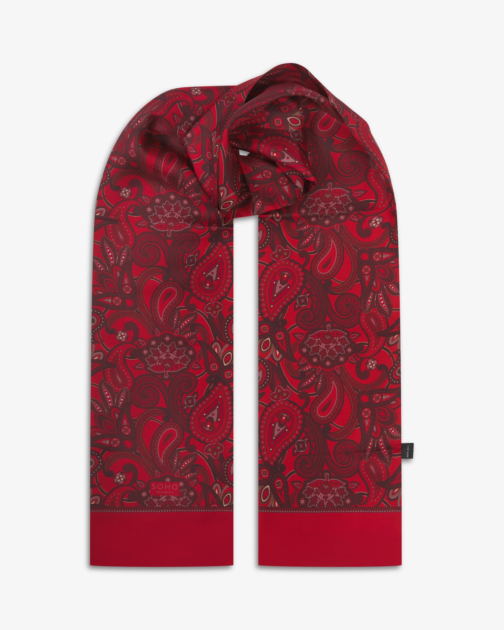 Men's Silk Scarf - Windermere | Good Fortune