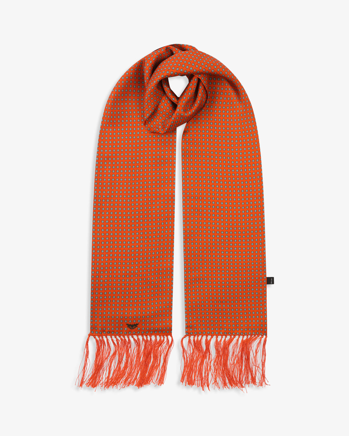 Silk Aviator Scarf - The Skytree | Brick Dust