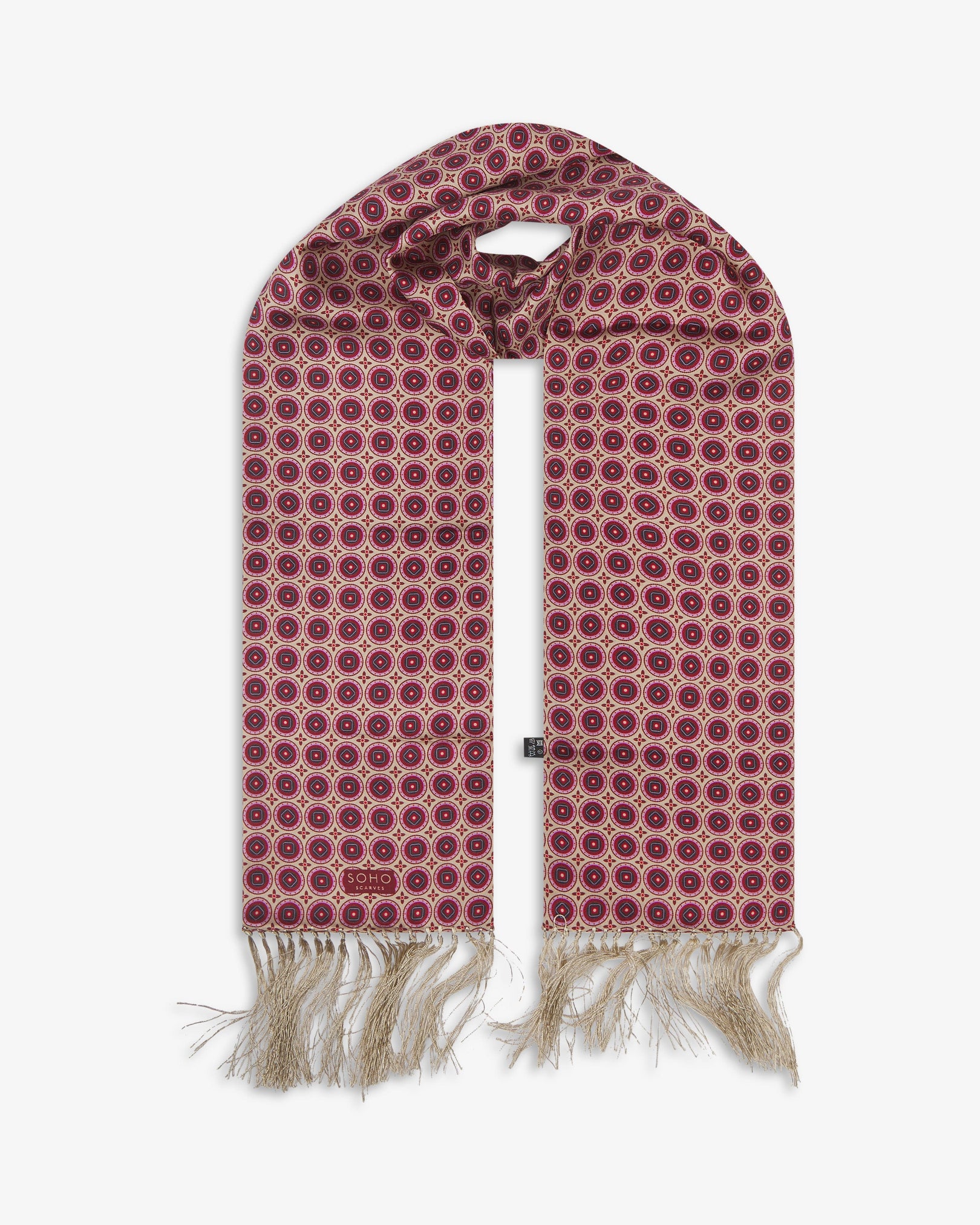Men's Silk Aviator Scarf - Bellingham | Good Fortune