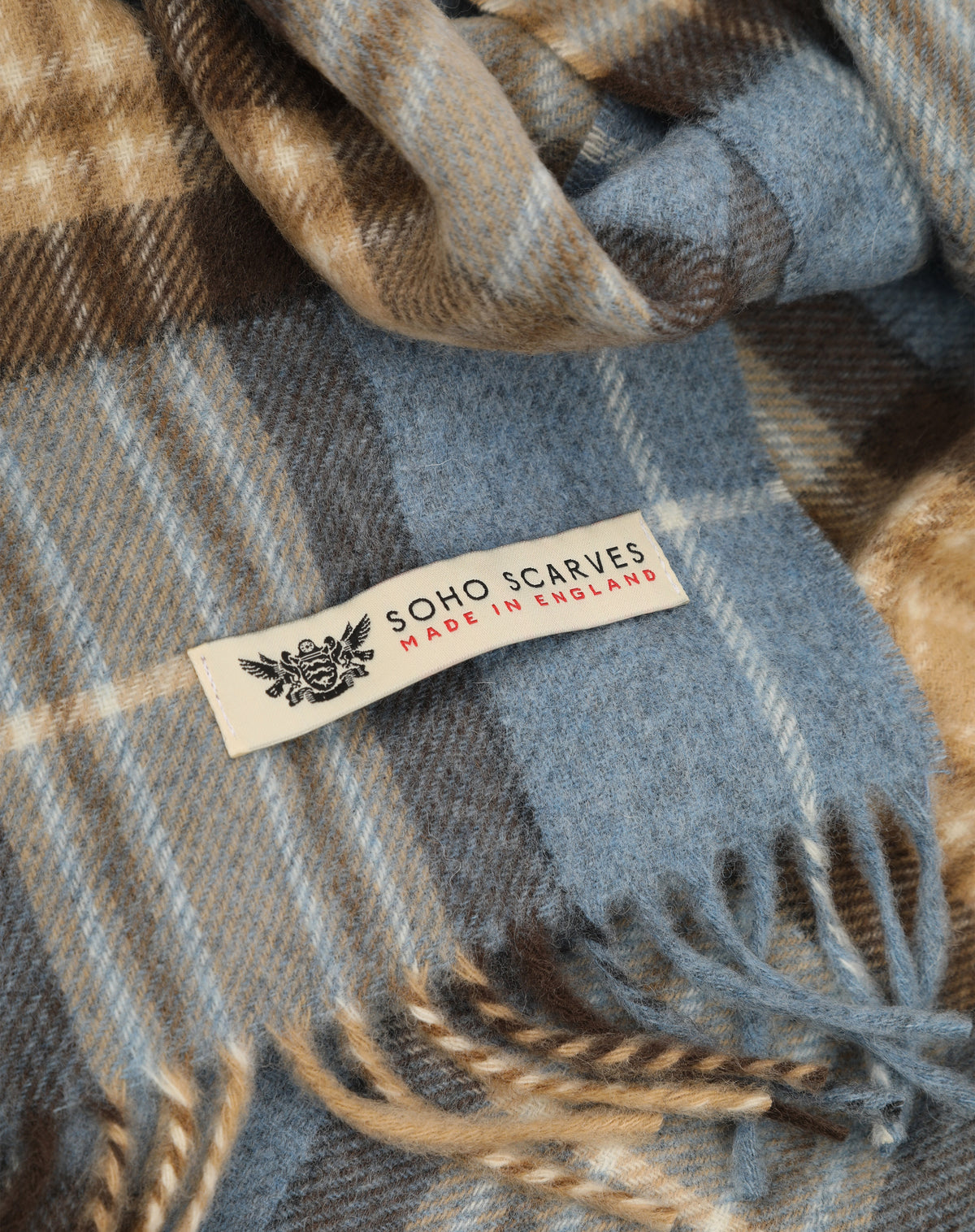 UK Wool Scarf - Highlands McKellar in Blue
