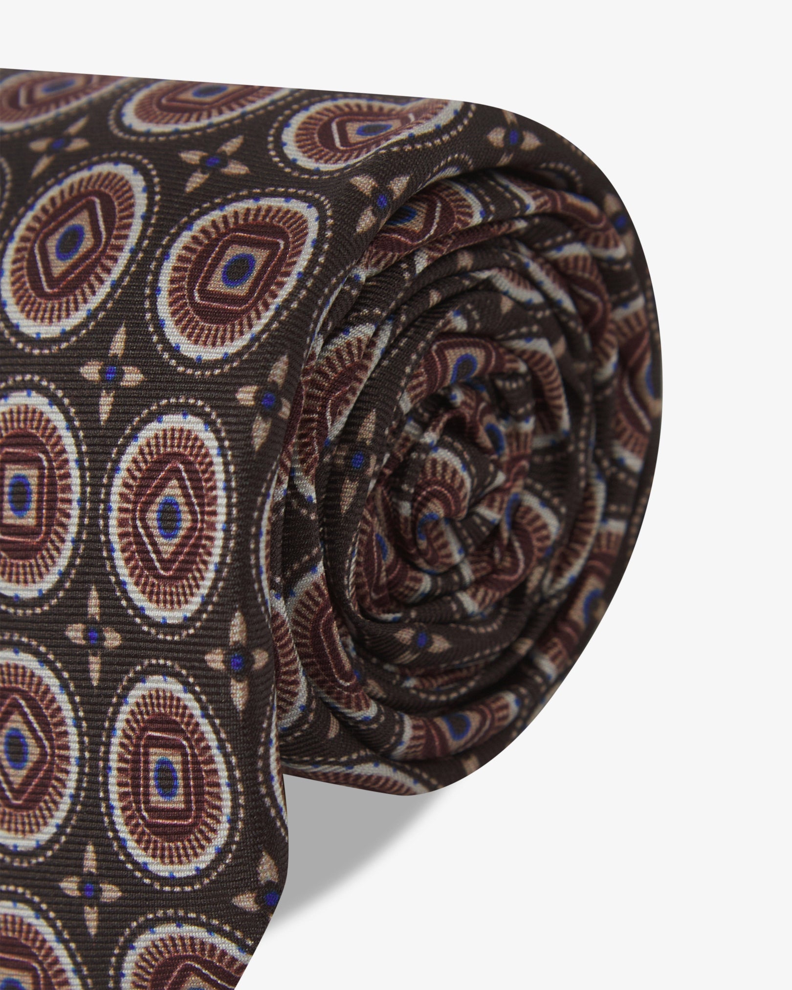 メンズシルクネクタイ - ベリンガム | Mahogany Daze