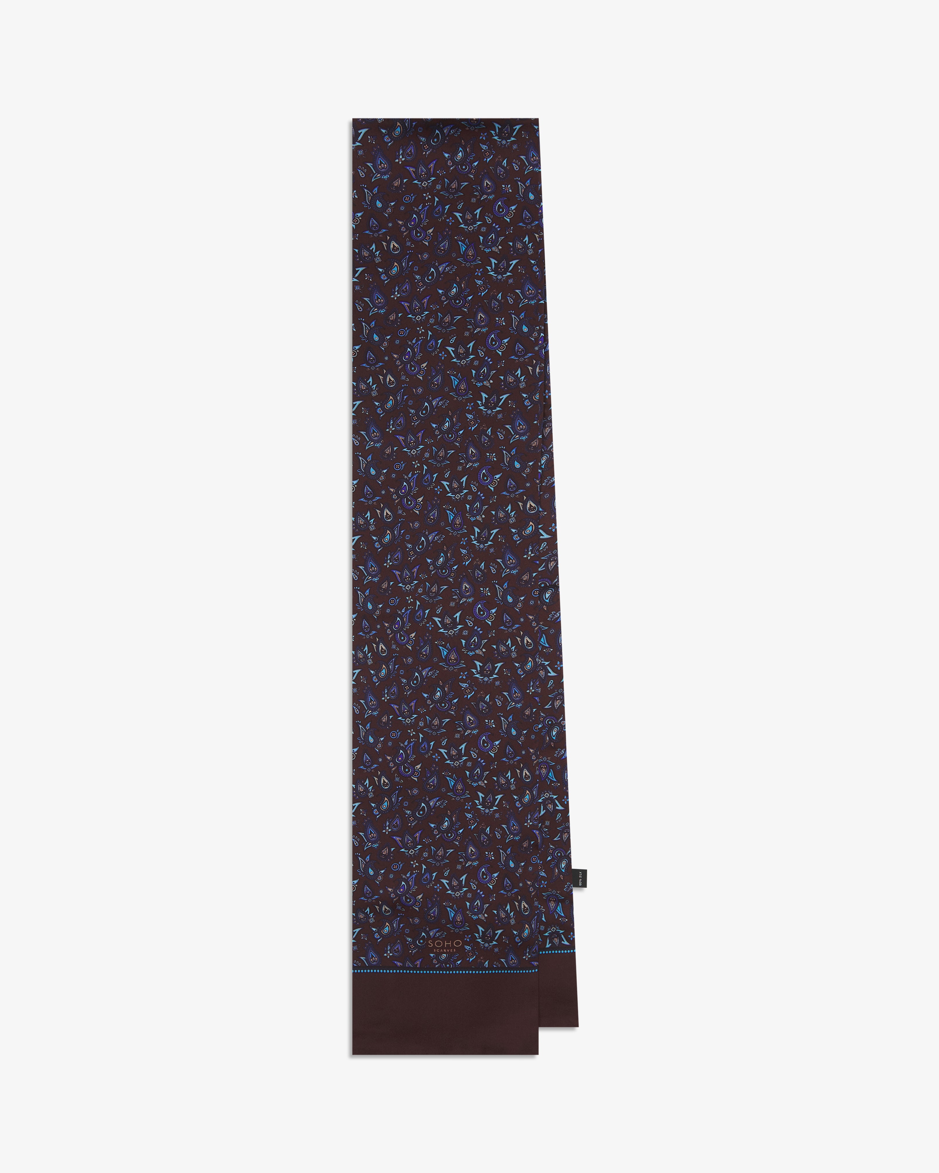Men's Silk Scarf - Buttermere | Mahogany Daze